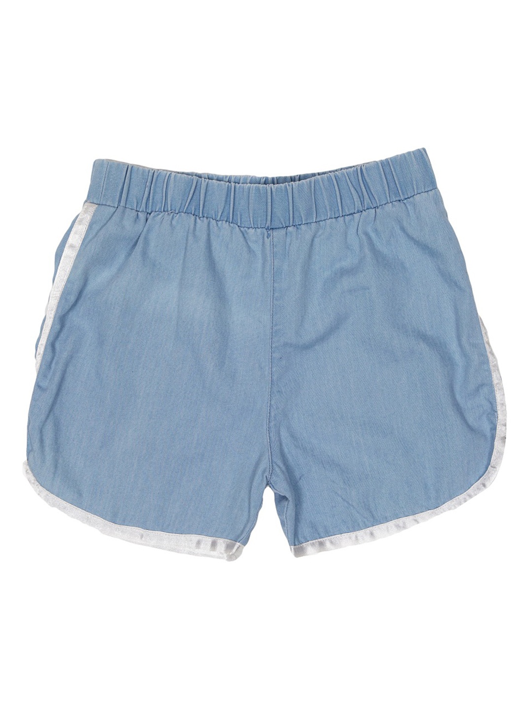 

Nino Bambino Girls Blue Mid-Rise Regular Sustainable Shorts