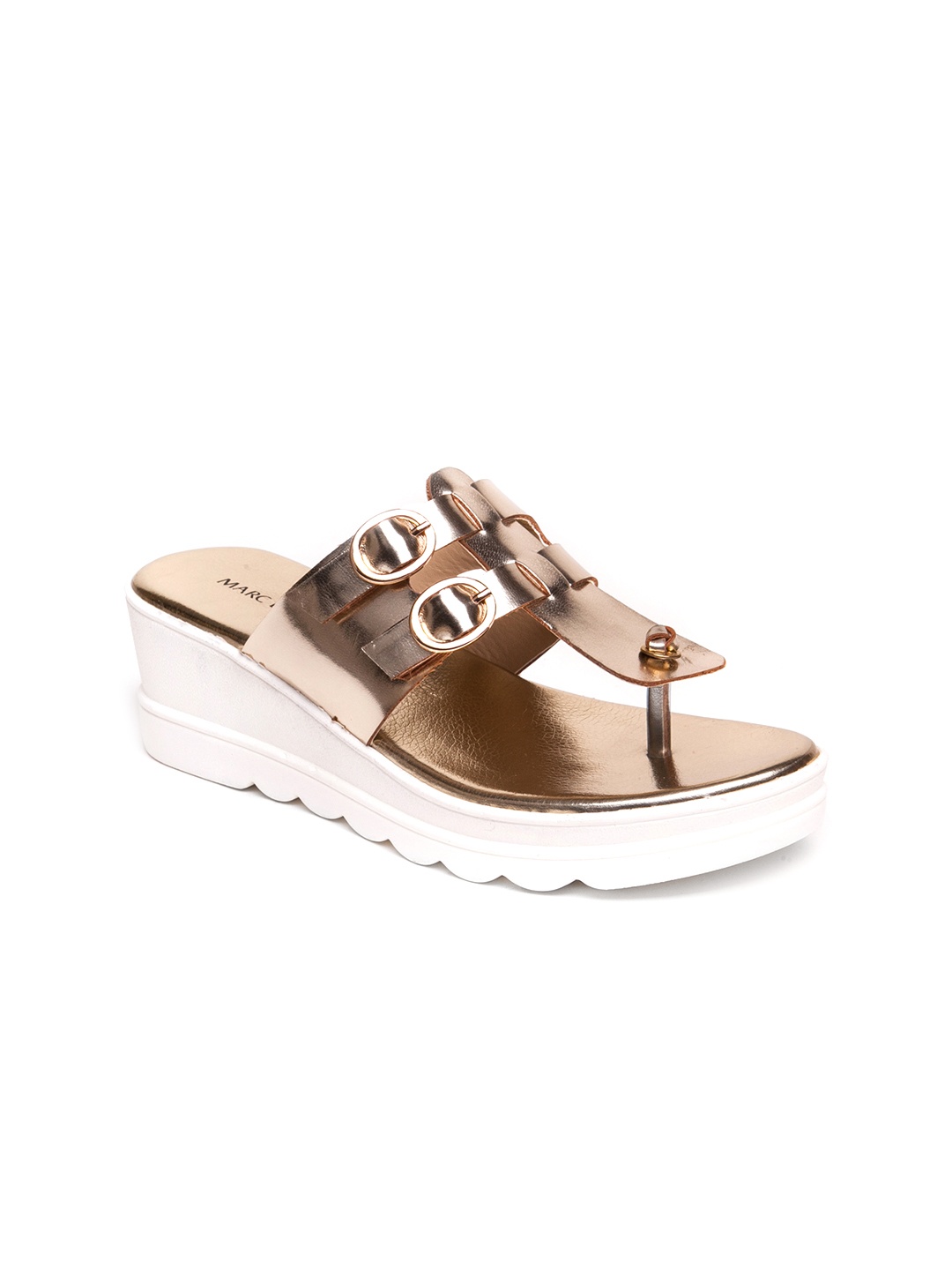 

Marc Loire Gold-Toned Wedges