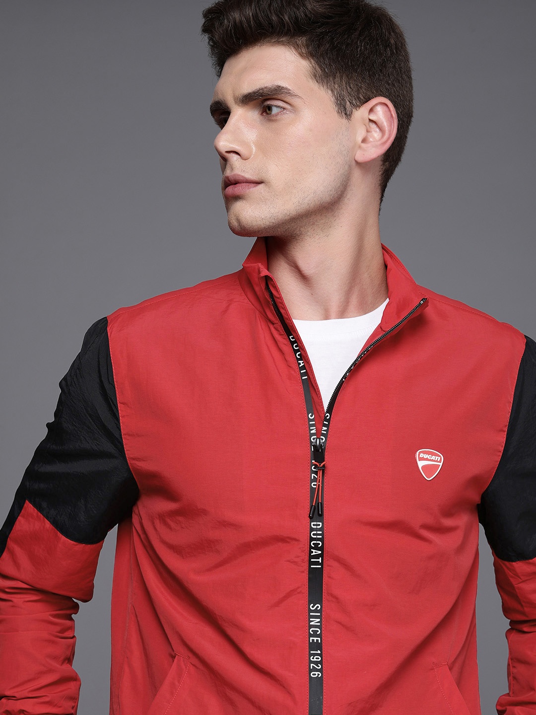 

Ducati Men Red Windcheater Bomber Jacket