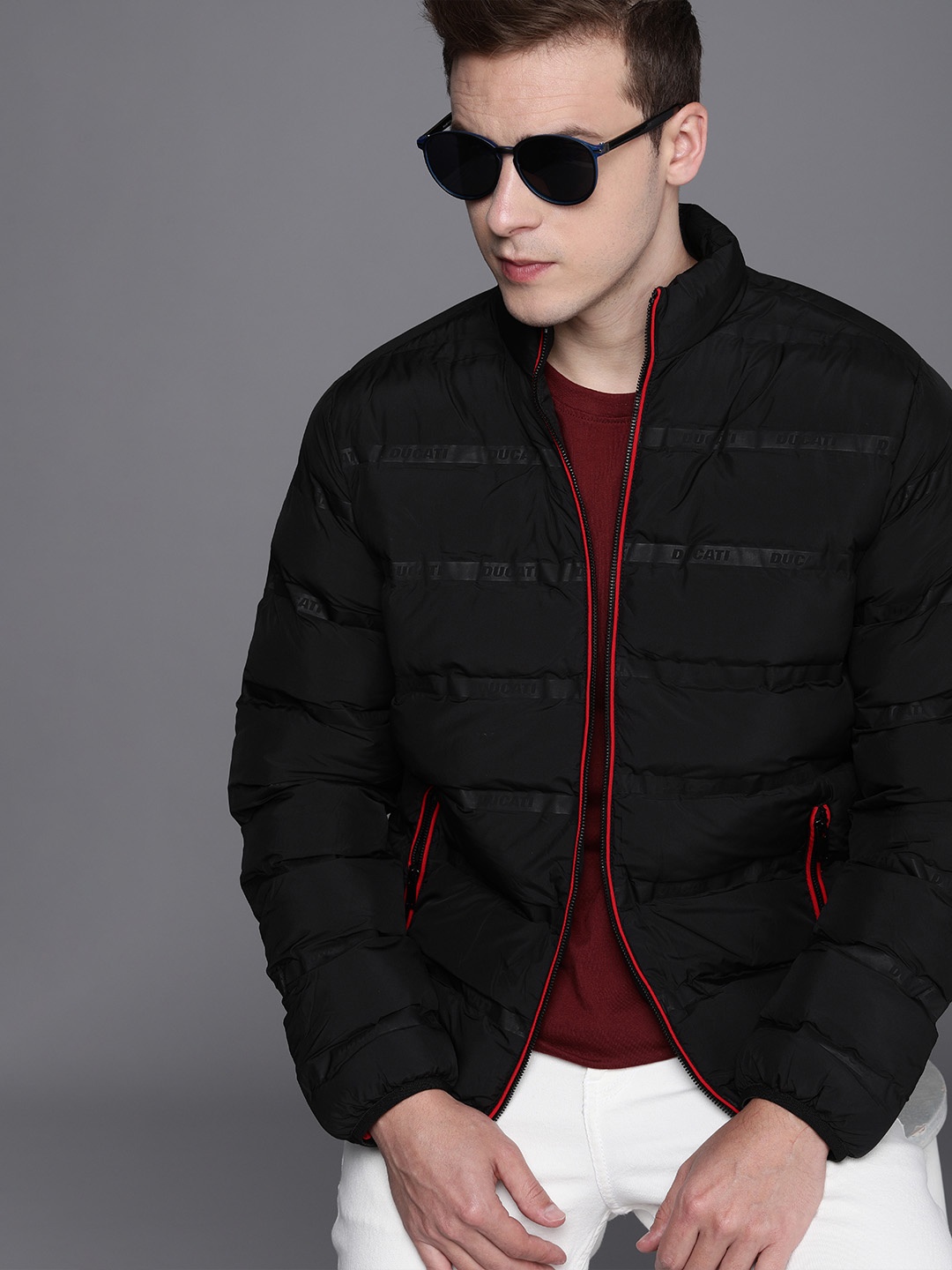 

Ducati Men Black Padded Jacket