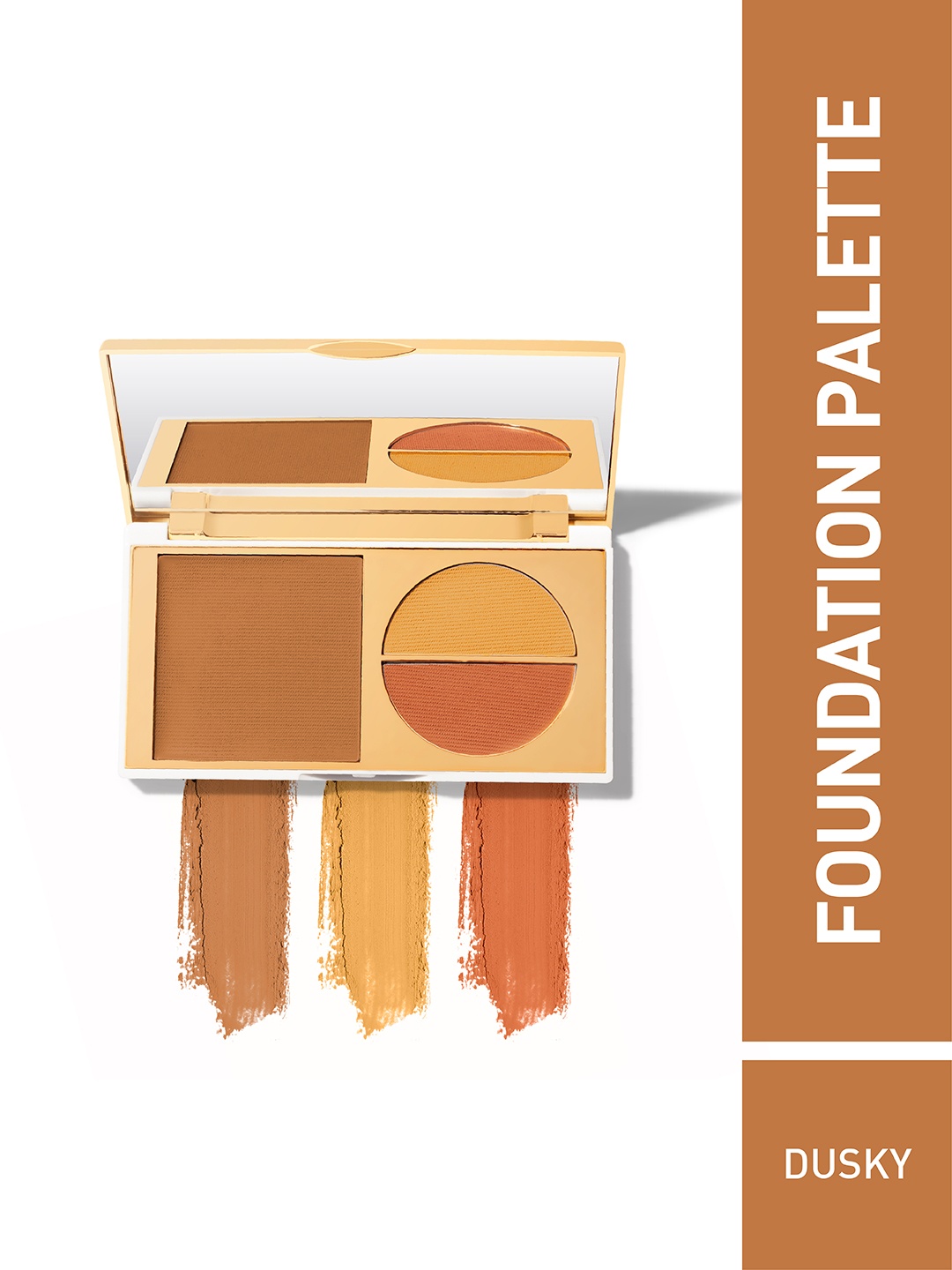 

MyGlamm Total Makeover FF Cream Foundation Palette - Dusky, Beige
