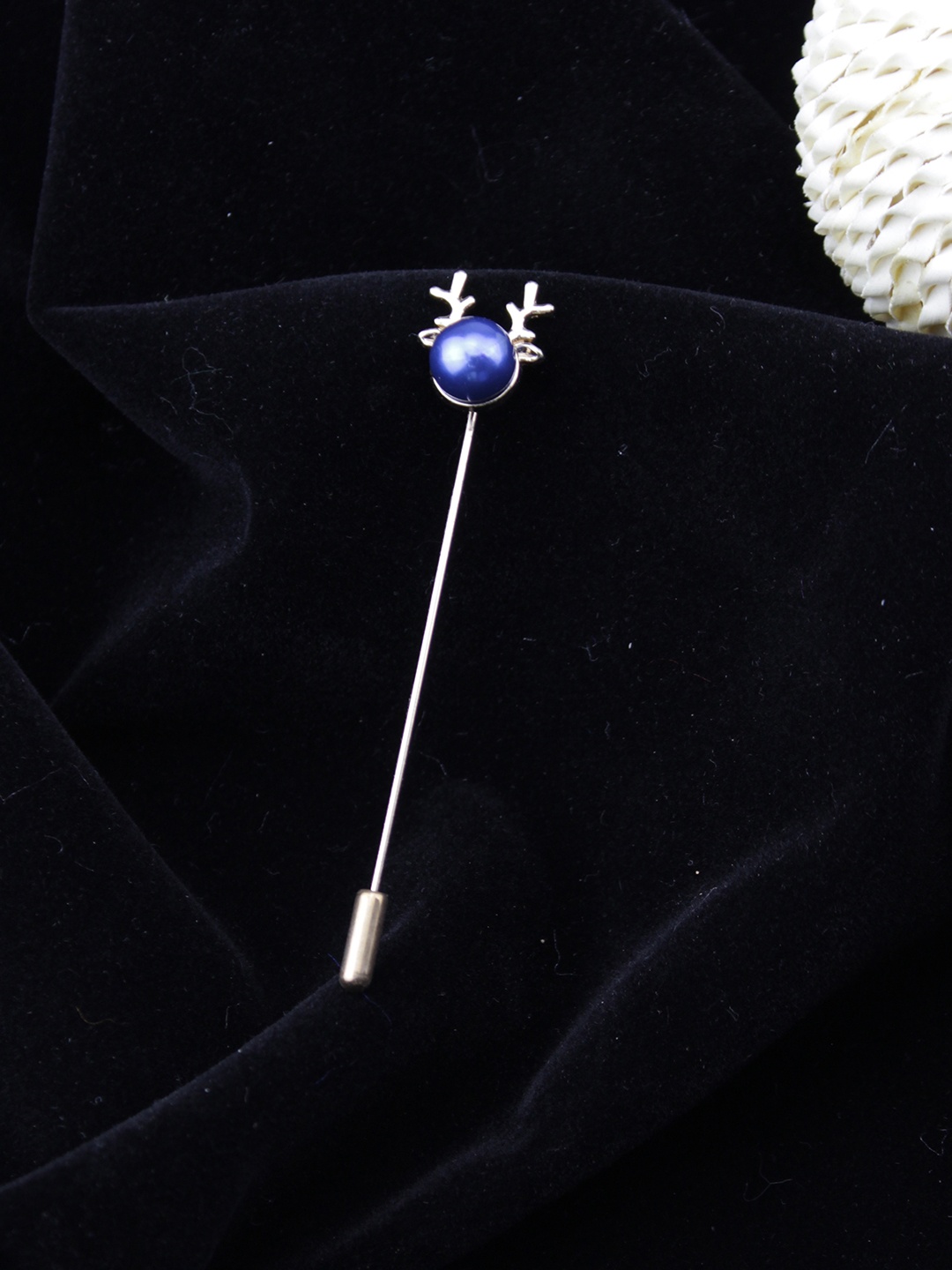 

PELUCHE Blue Deer Antlers Lapel Pin