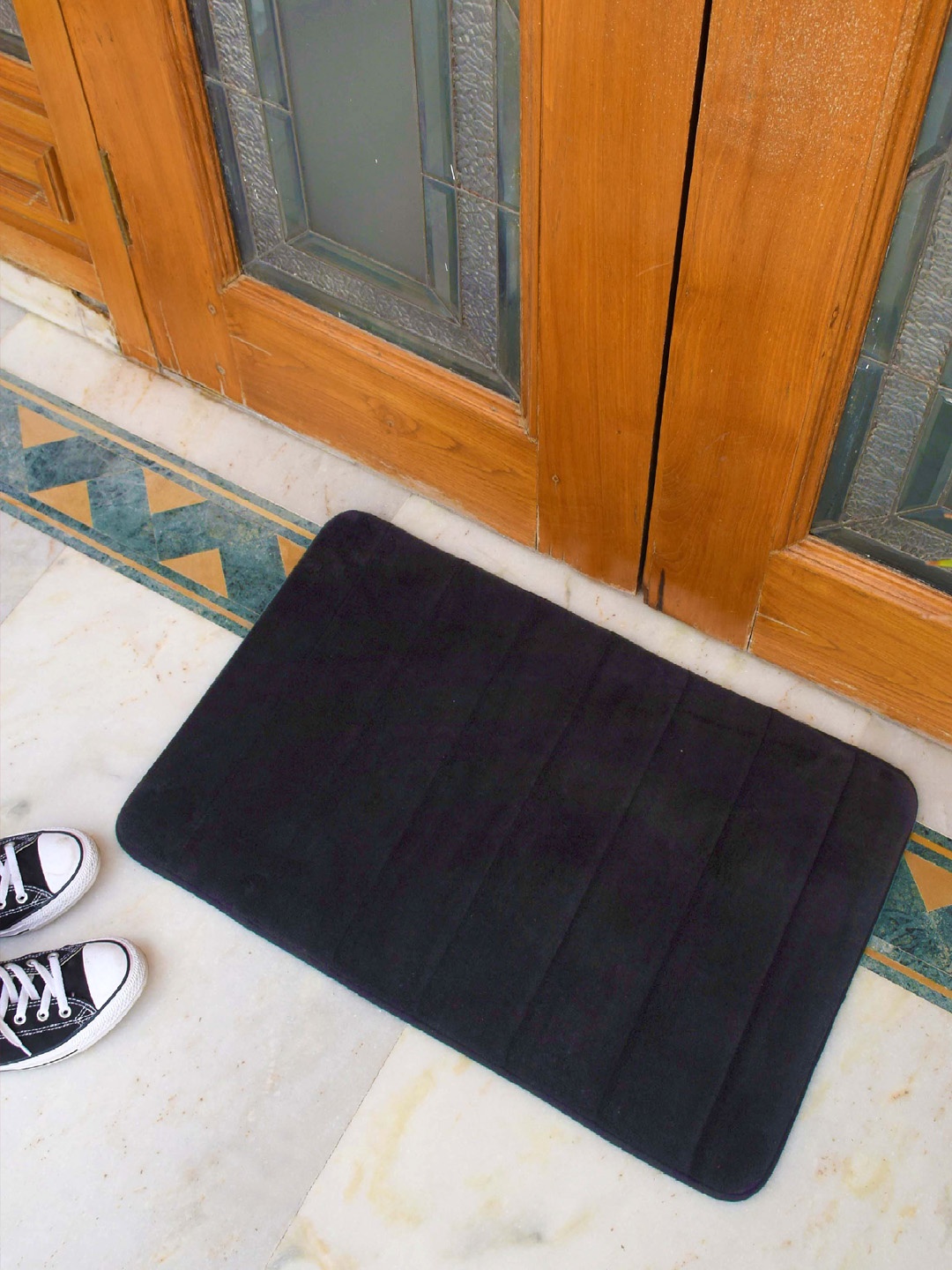 

AVI Living Black Anti Skid Bath Mat 1700 GSM