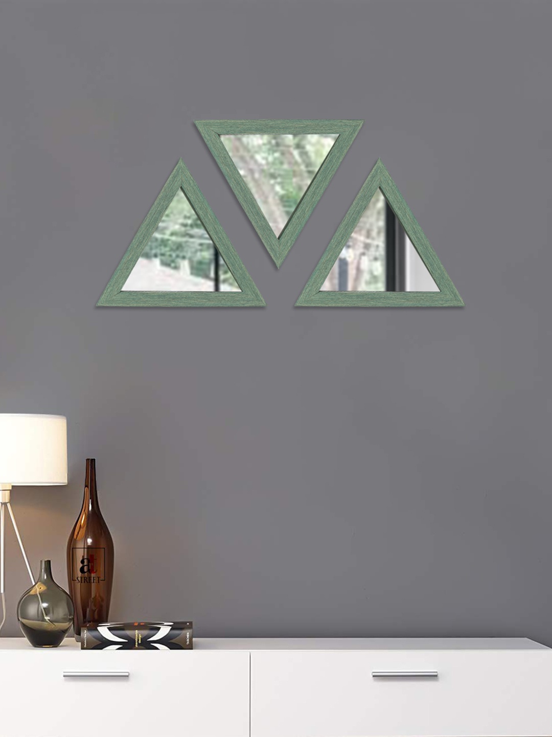 

Art Street Set of 3 MDF Wall Photo Frames, Grey