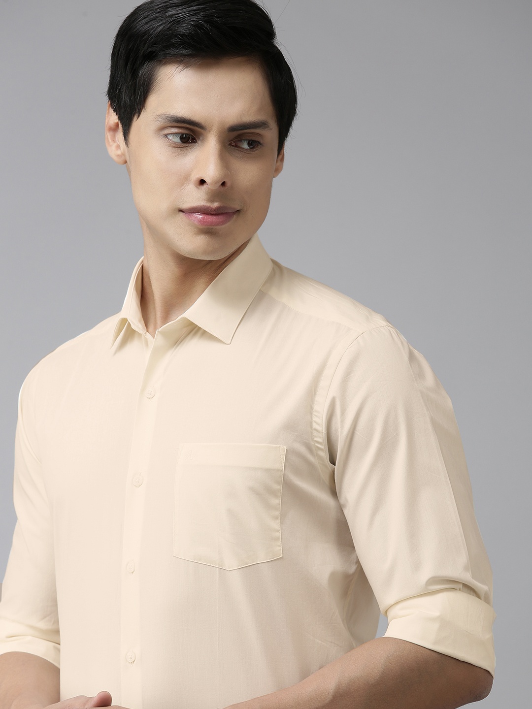 

Arrow Men Beige Slim Fit Opaque Formal Shirt