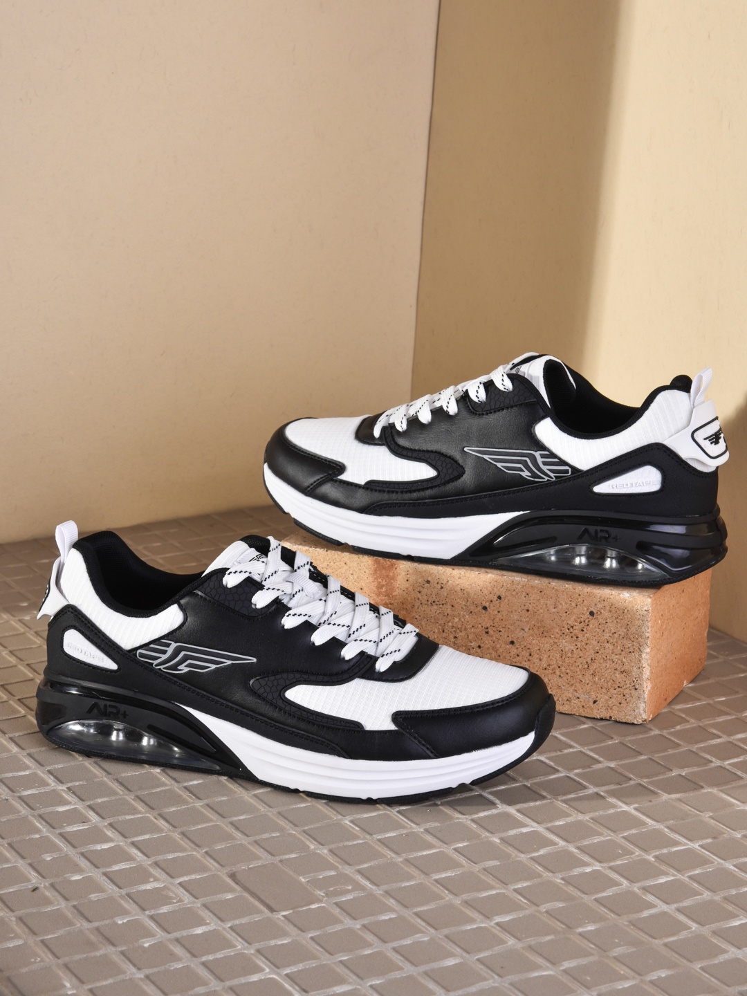 

Red Tape Men Black Air + Walking Shoes