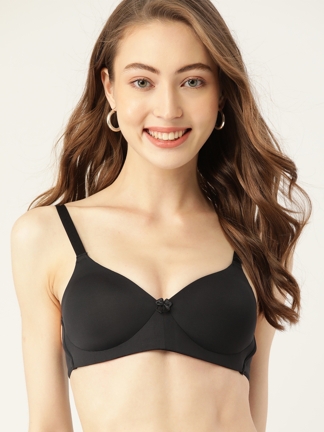 

DressBerry Black T-shirt Bra Medium Coverage Lightly Padded