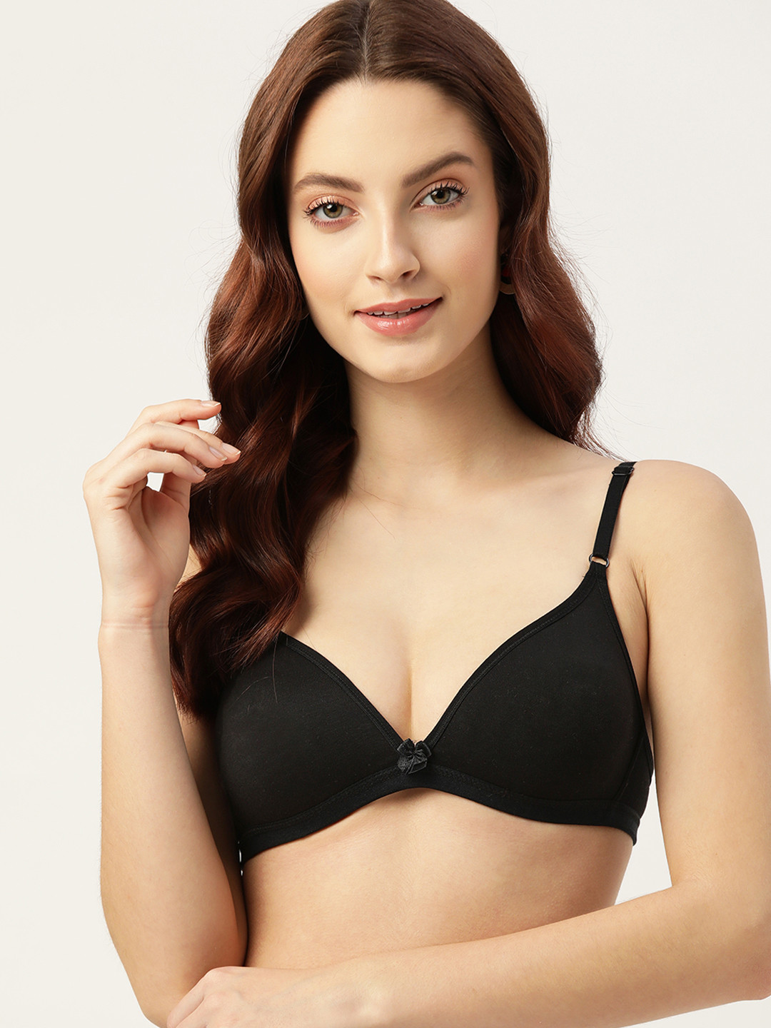 

DressBerry Black Solid T-shirt Bra