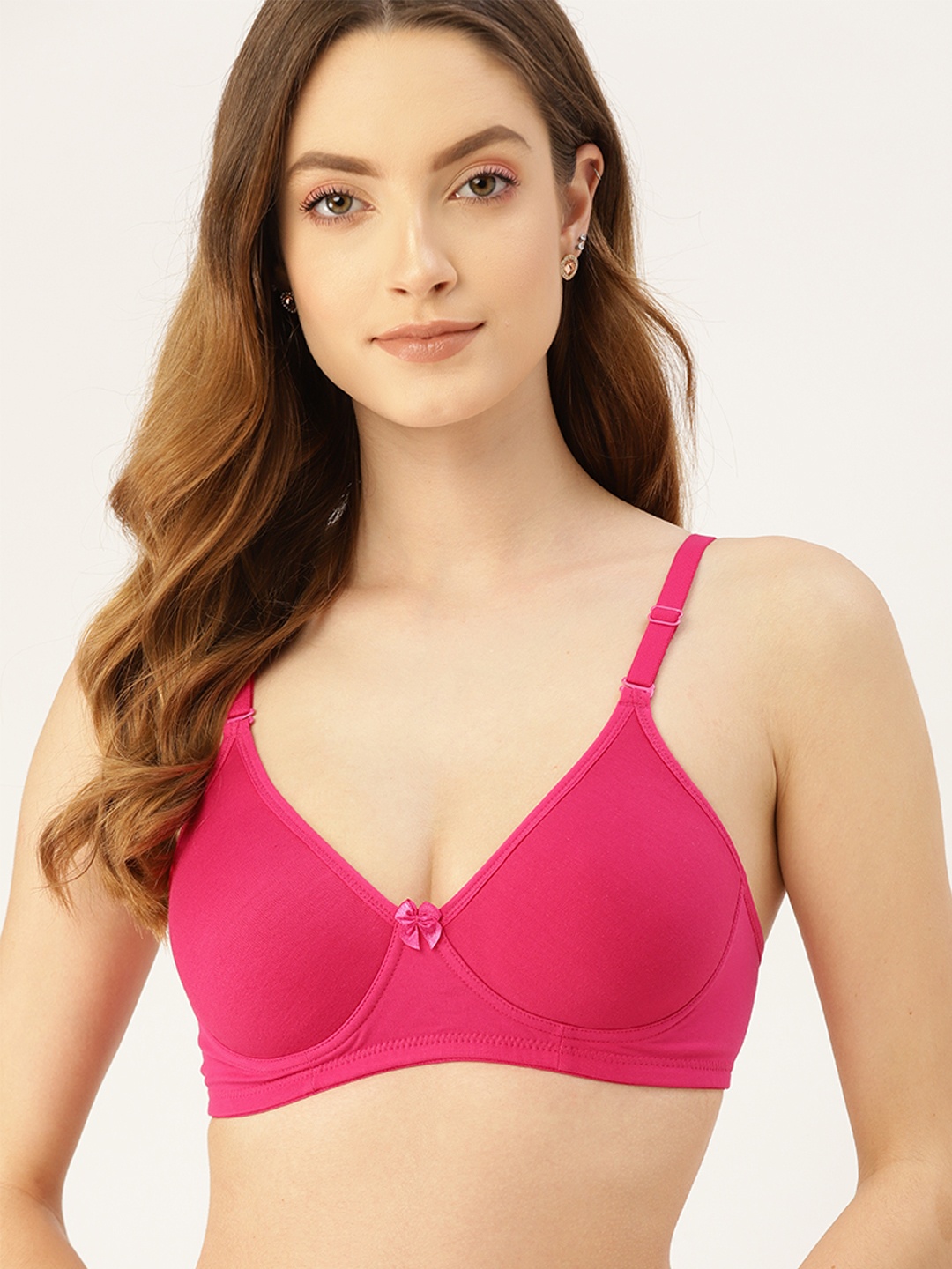 

DressBerry Magenta T-shirt Bra Lightly Padded