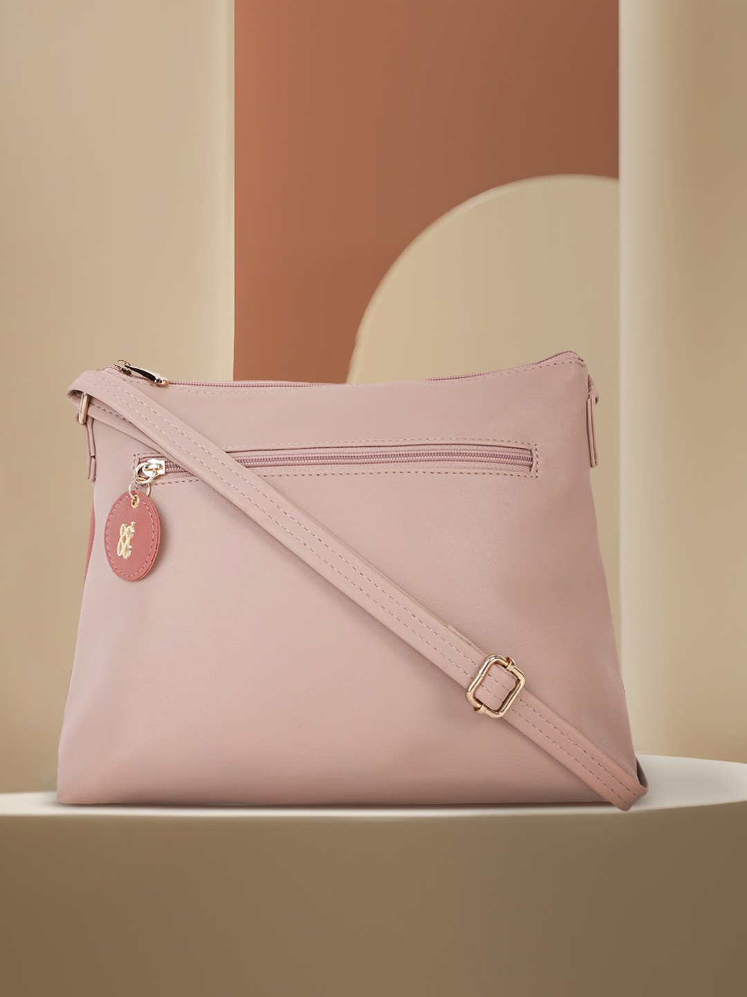 

Baggit Pink Colourblocked LXE TRUDY E ASHLYN Sling Bag