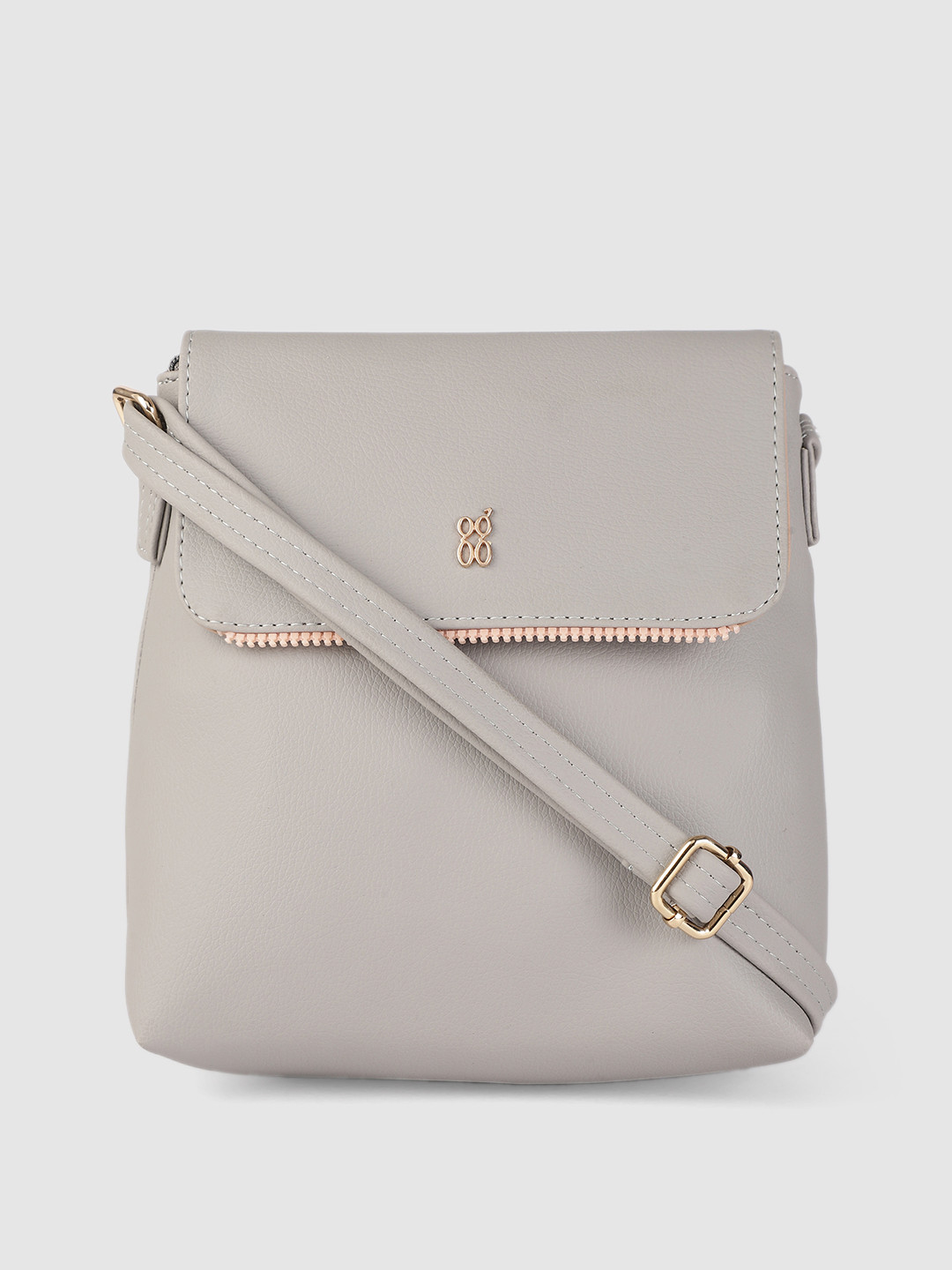 

Baggit Grey Structured Sling Bag