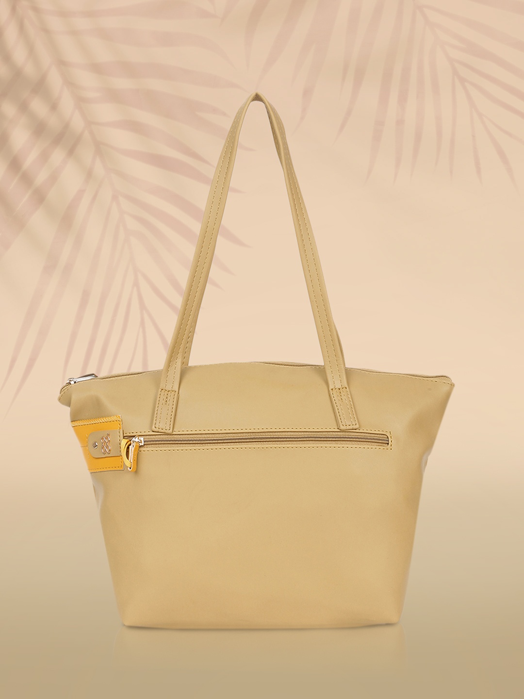 

Baggit Yellow Structured Shoulder Bag