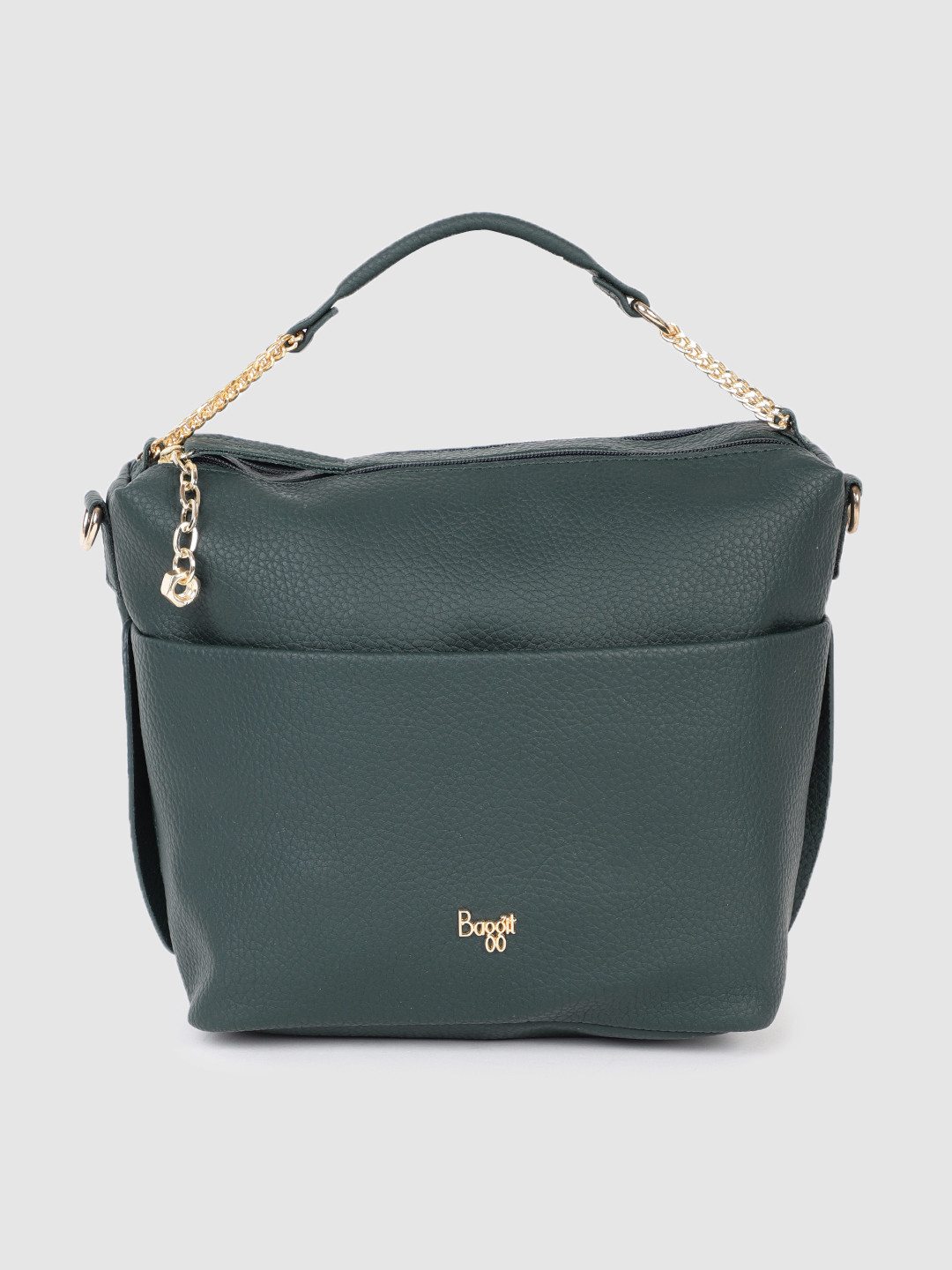 

Baggit Women Green Solid Sling Bag