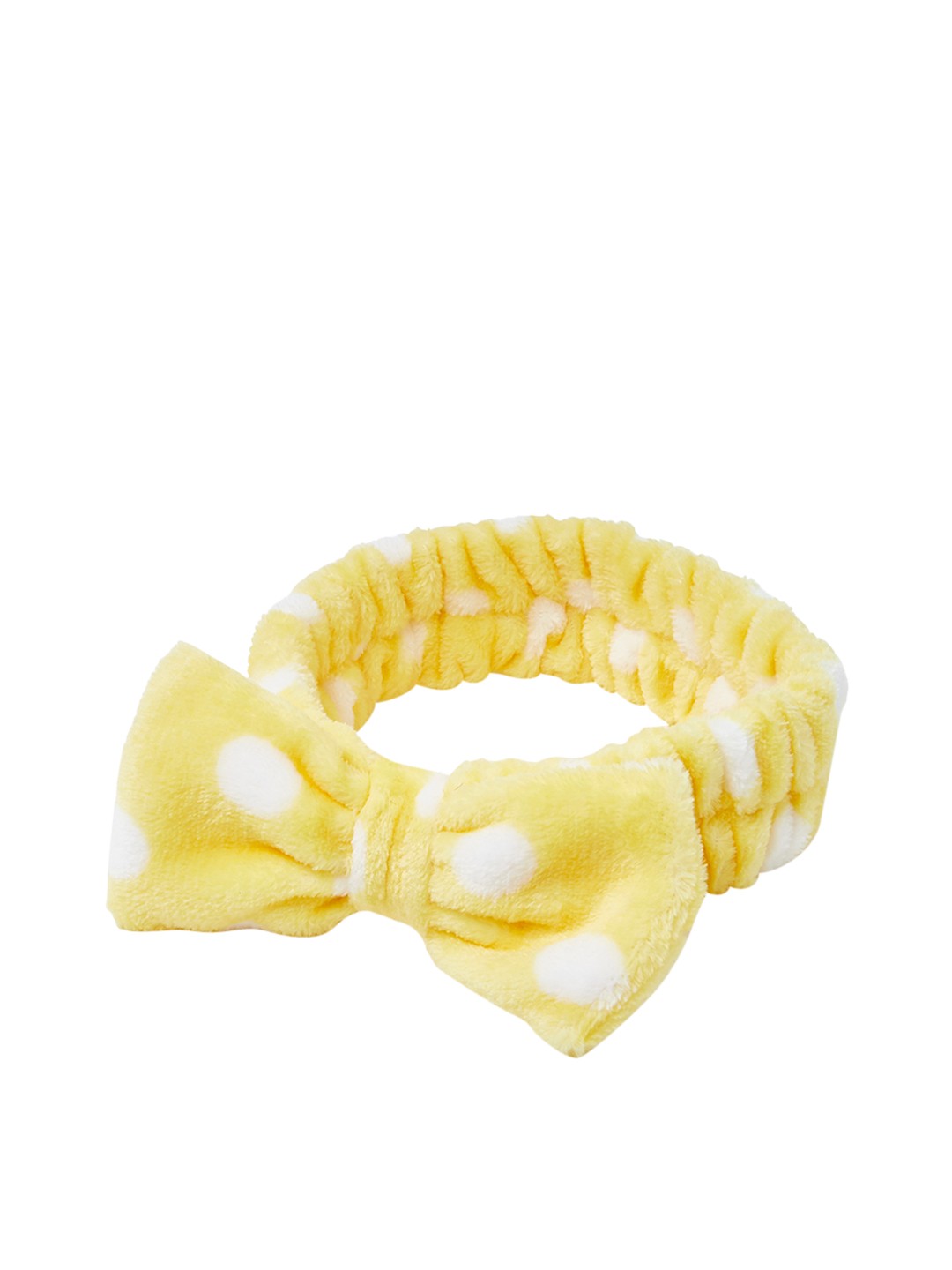 

FOREVER 21 Women Yellow & White Hairband