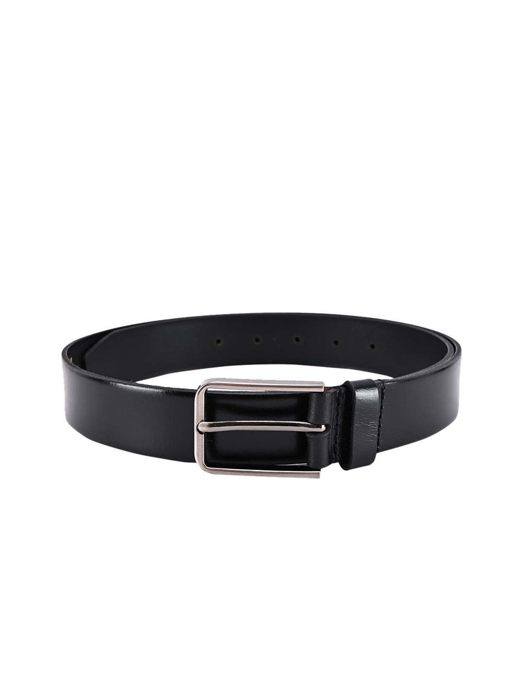 

BuckleUp Men Black Leather Formal Belt