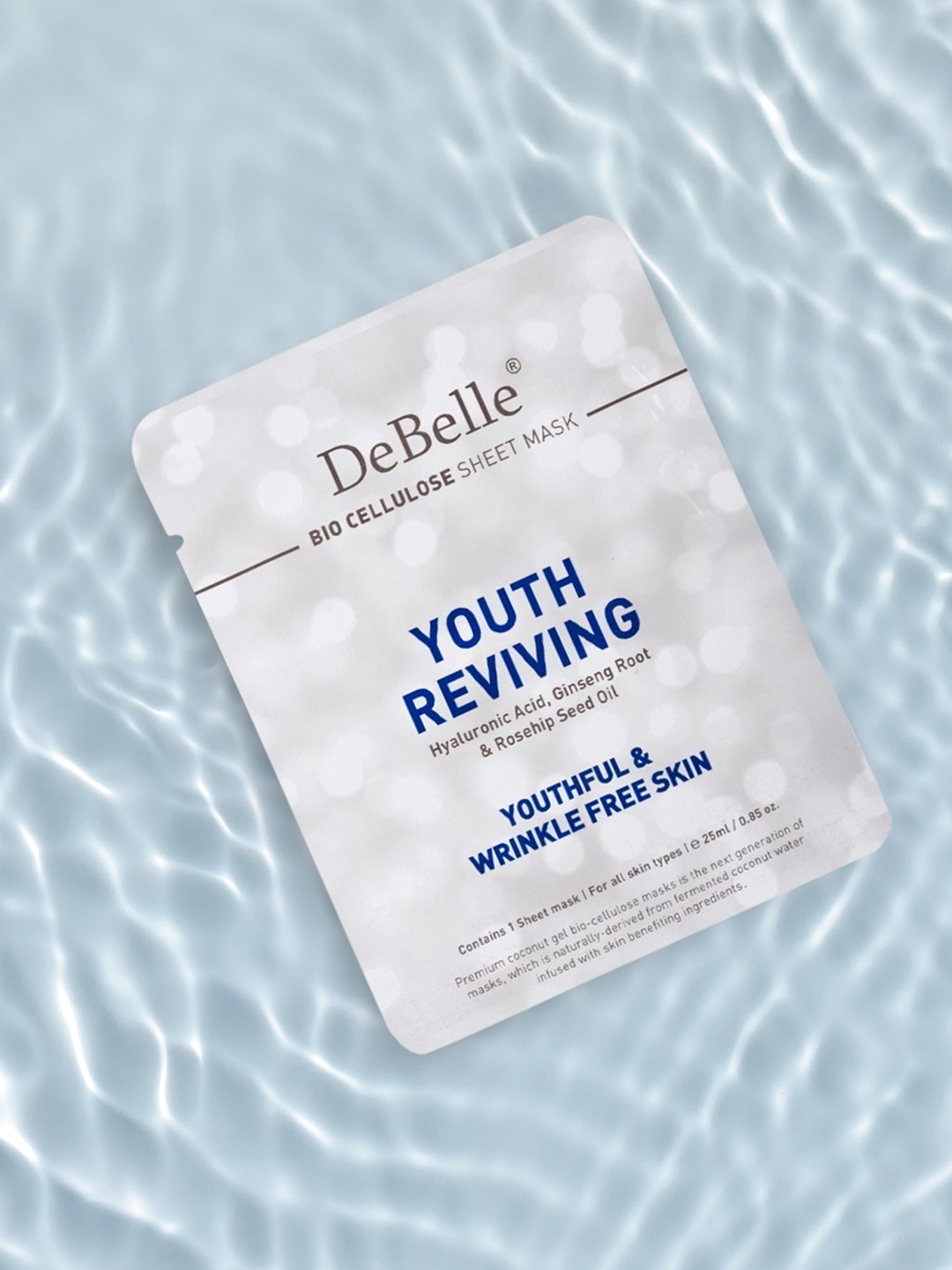

DeBelle Bio Cellulose Face Sheet Mask - Youth Reviving, White