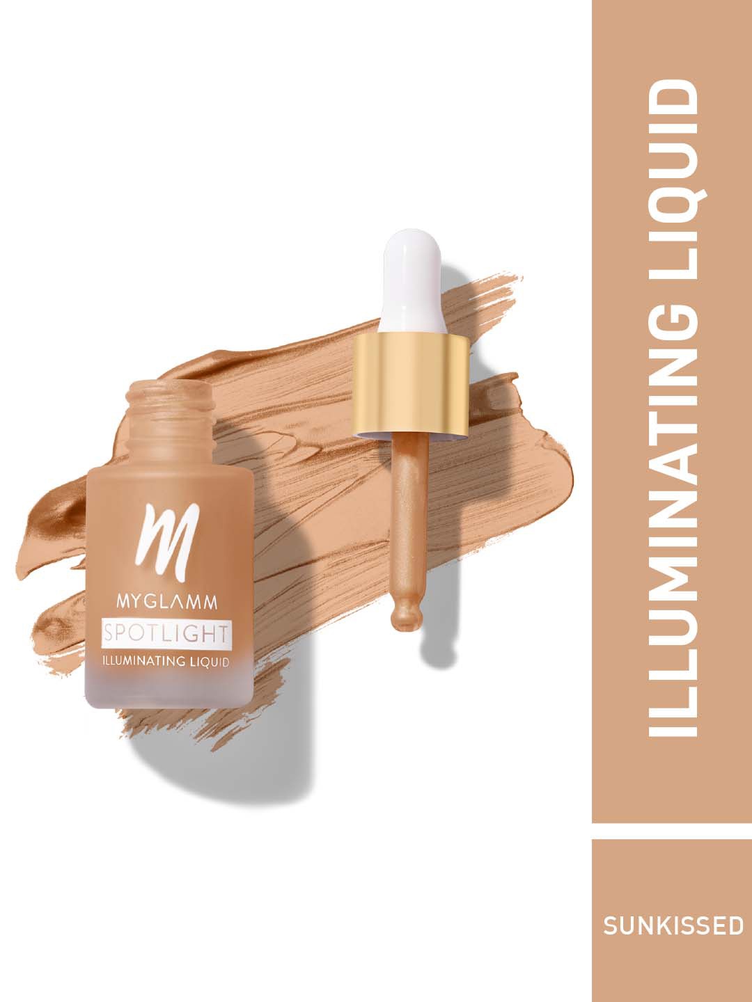 

MyGlamm Spotlight Illuminating Liquid - Sunkissed, Bronze