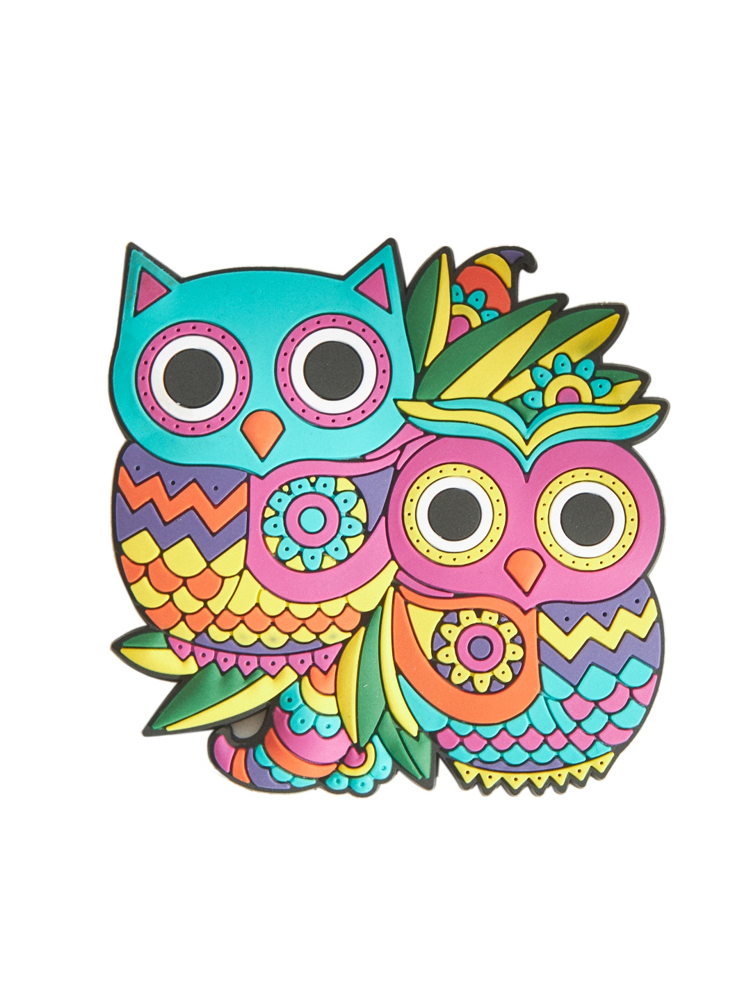 

Chumbak Blue & Pink Owl Magnet