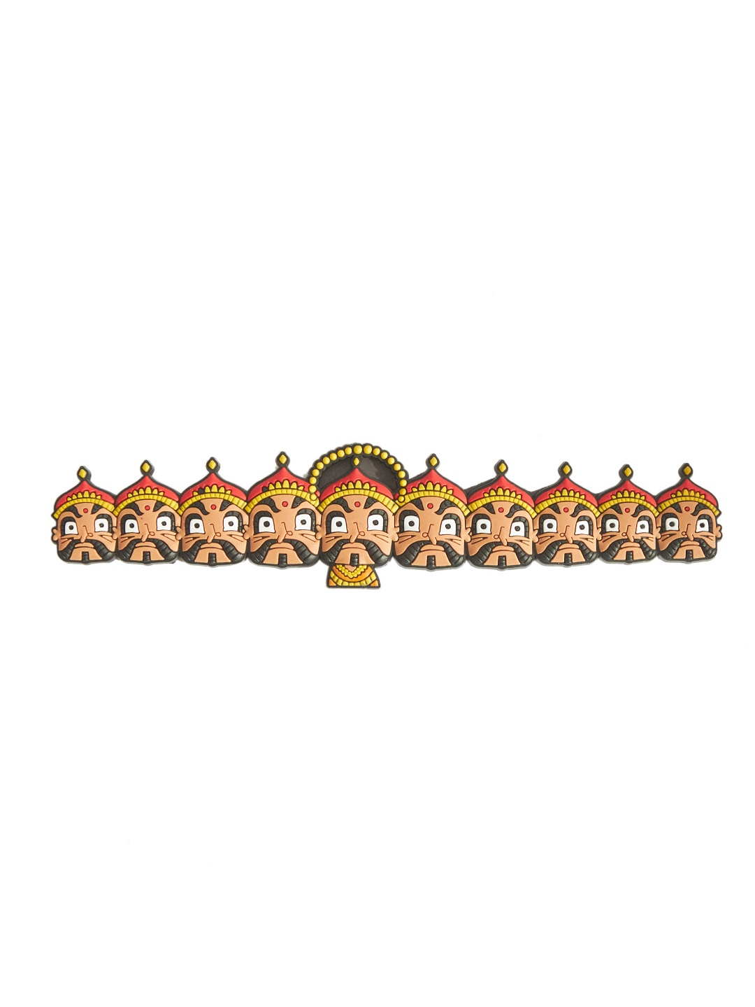 

Chumbak Beige & Yellow Ravana Magnet