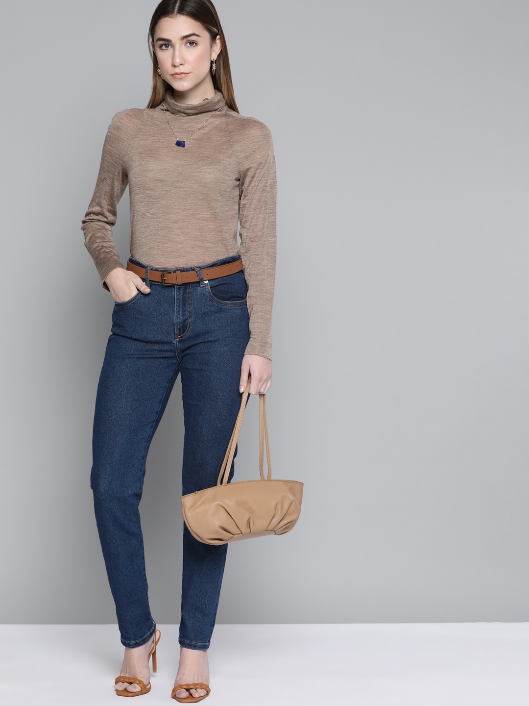 

Chemistry Women Navy Blue Slim Fit Jeans