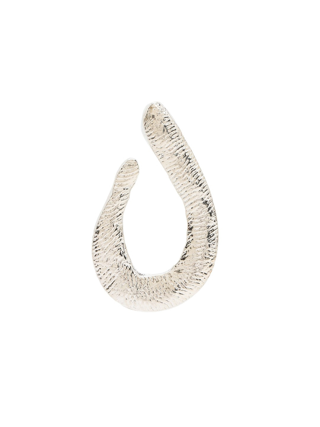 

FOREVER 21 Women Silver-Toned Teardrop Shaped Drop Earrings