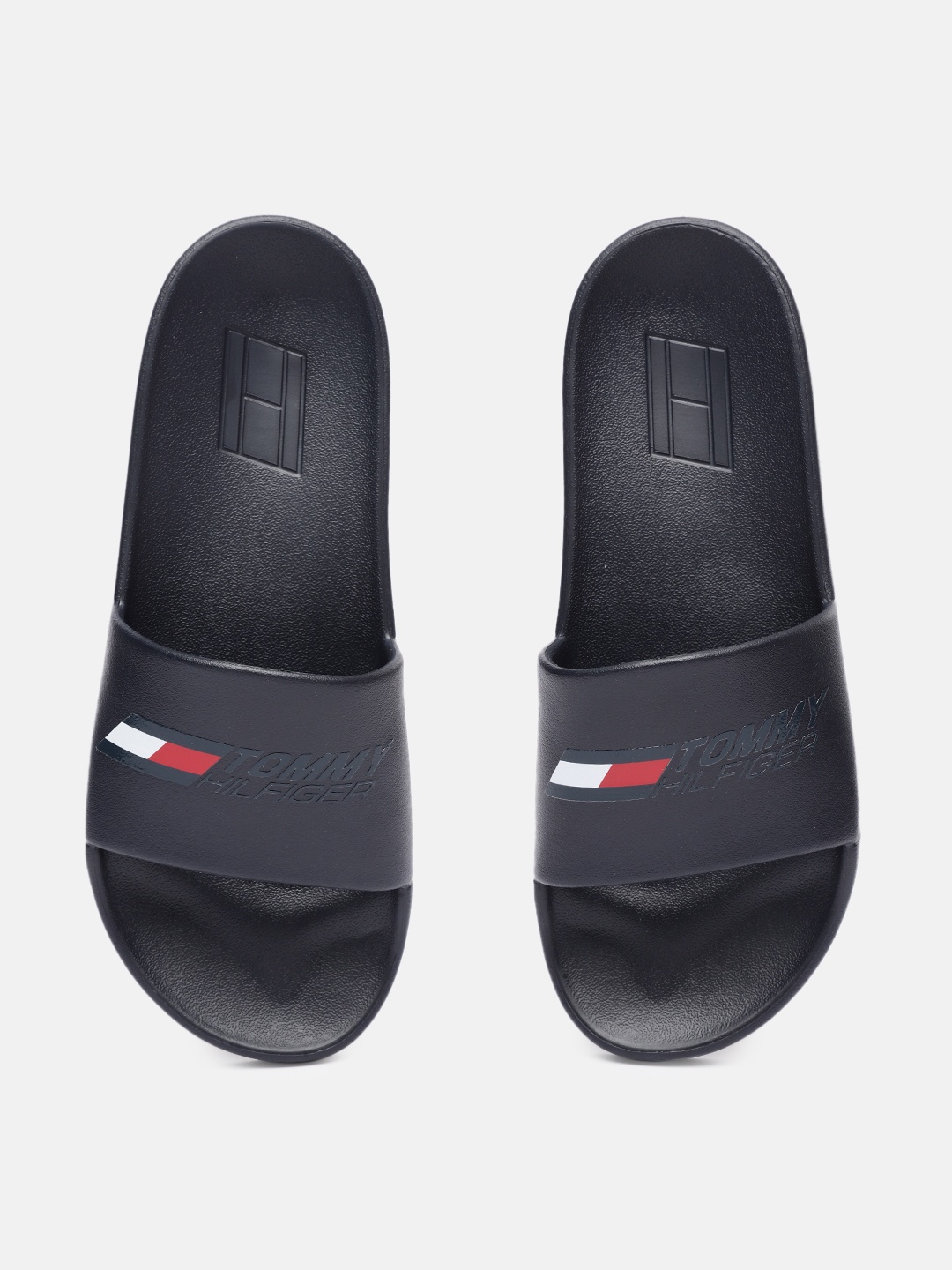 

Tommy Hilfiger Women Navy Blue TS Pool 3 Brand Logo Sliders