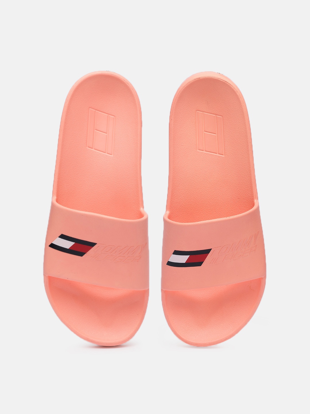 

Tommy Hilfiger Women Coral TS Pool 3 Brand Logo Sliders