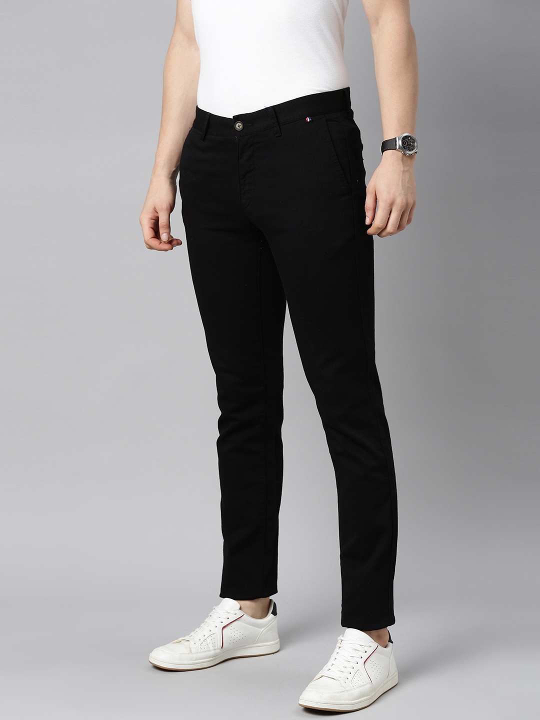 

U S Polo Assn Men Black Trousers