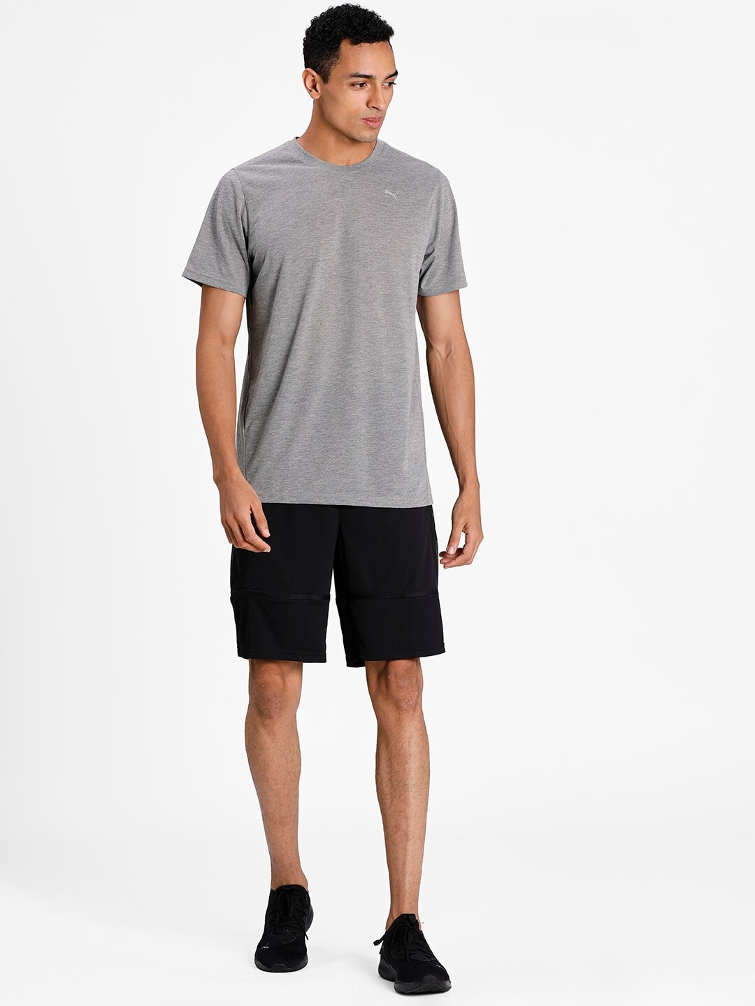 

Puma Men Performance Heather Training T-shirt, Grey