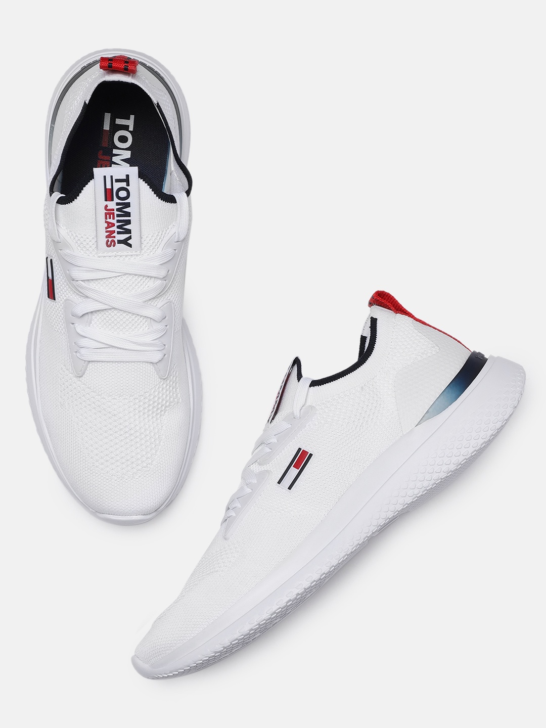 

Tommy Hilfiger Men White LIGHTWEIGHT MODERN Runner Sneakers