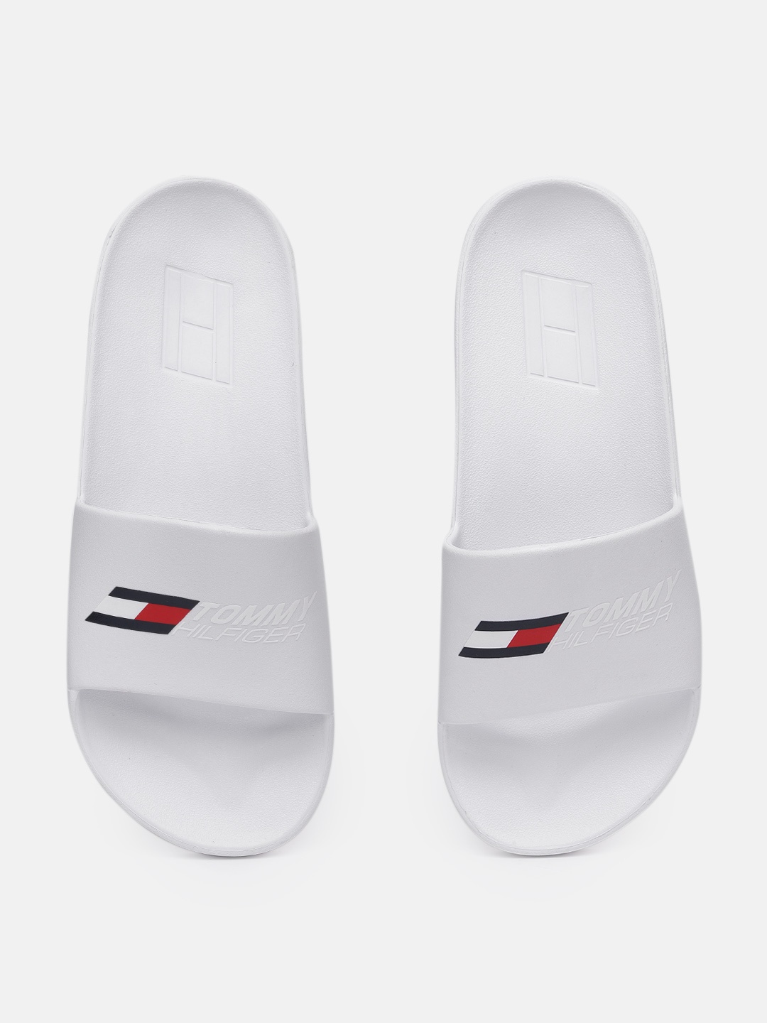 

Tommy Hilfiger Men White TS POOL SLIDE 3 Sliders