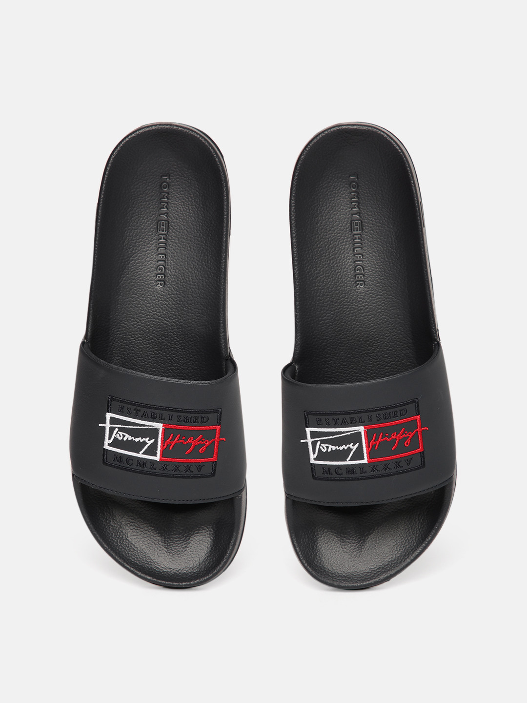 

Tommy Hilfiger Men Black Sliders