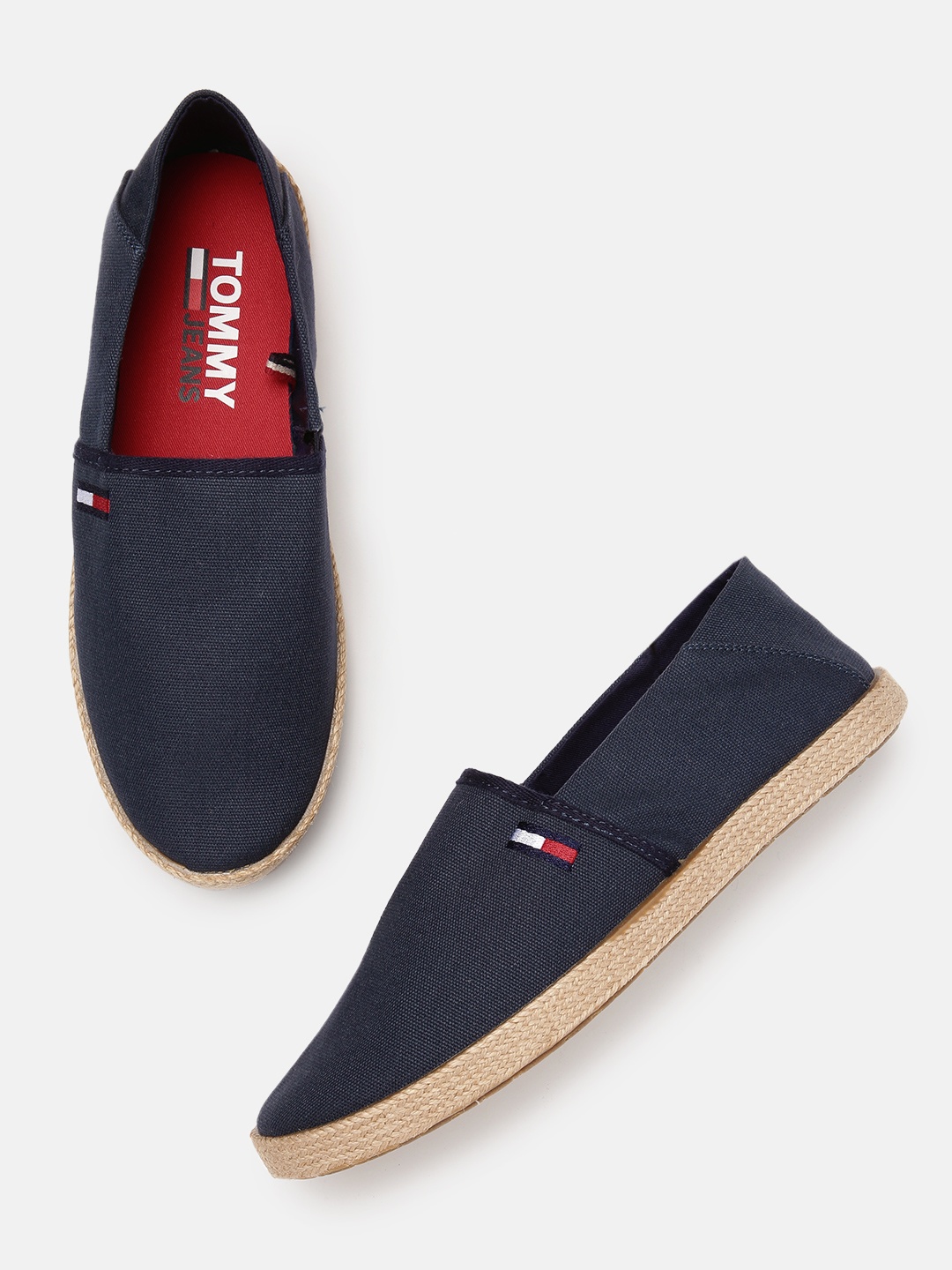 

Tommy Hilfiger Men Navy Blue Solid Espadrilles