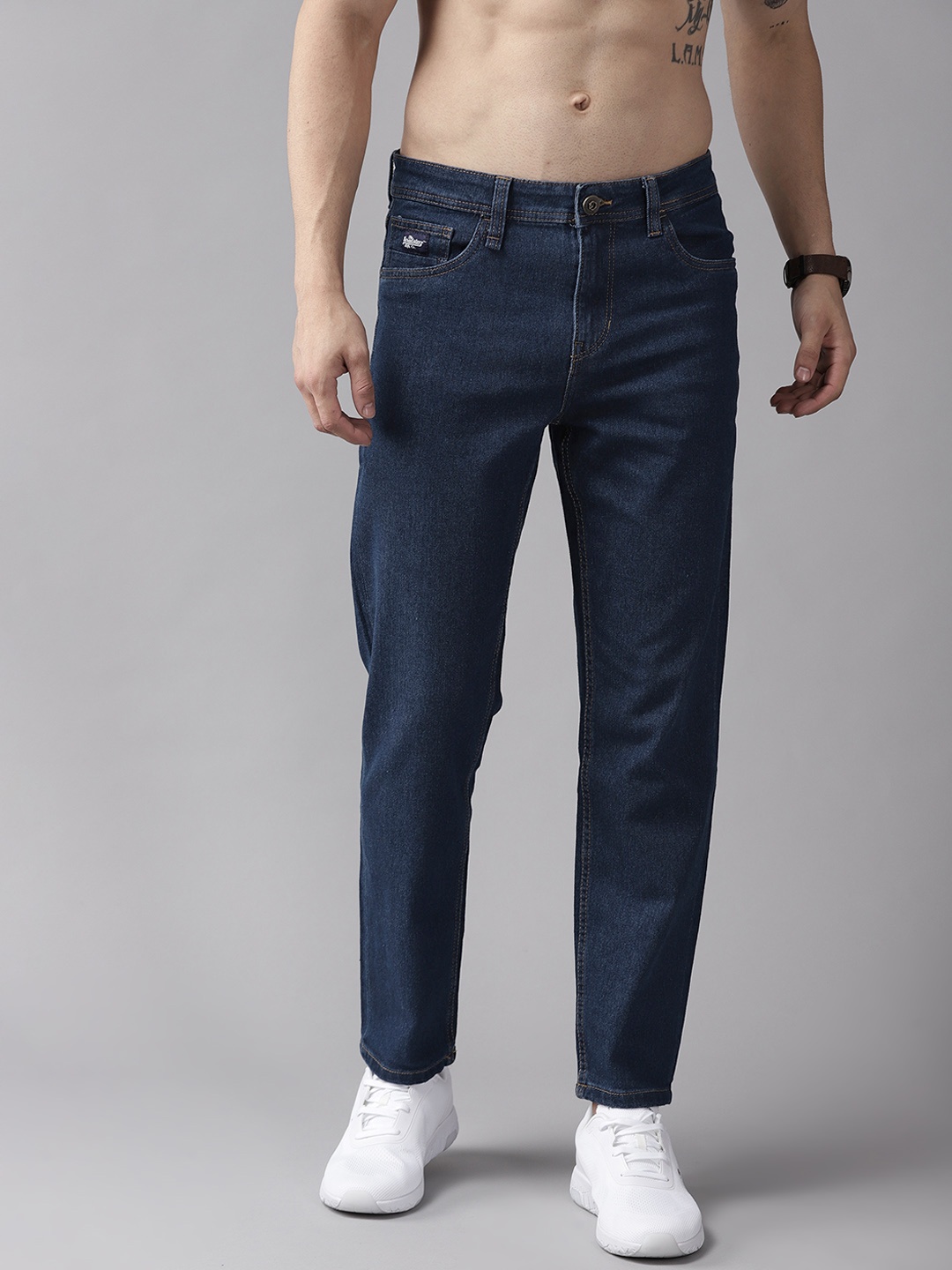 

Roadster Men Blue Tapered Fit Stretchable Jeans