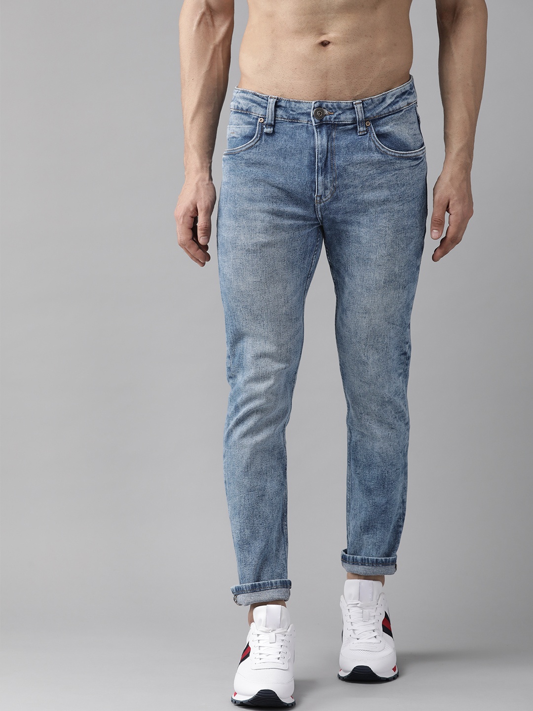 

Roadster Men Blue Slim Tapered Fit Light Fade Stretchable Jeans