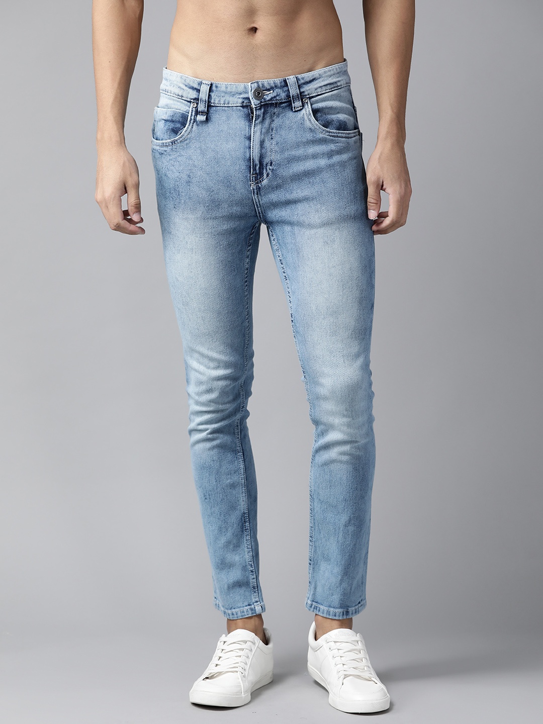 

Roadster Men Blue Skinny Fit Heavy Fade Stretchable Jeans