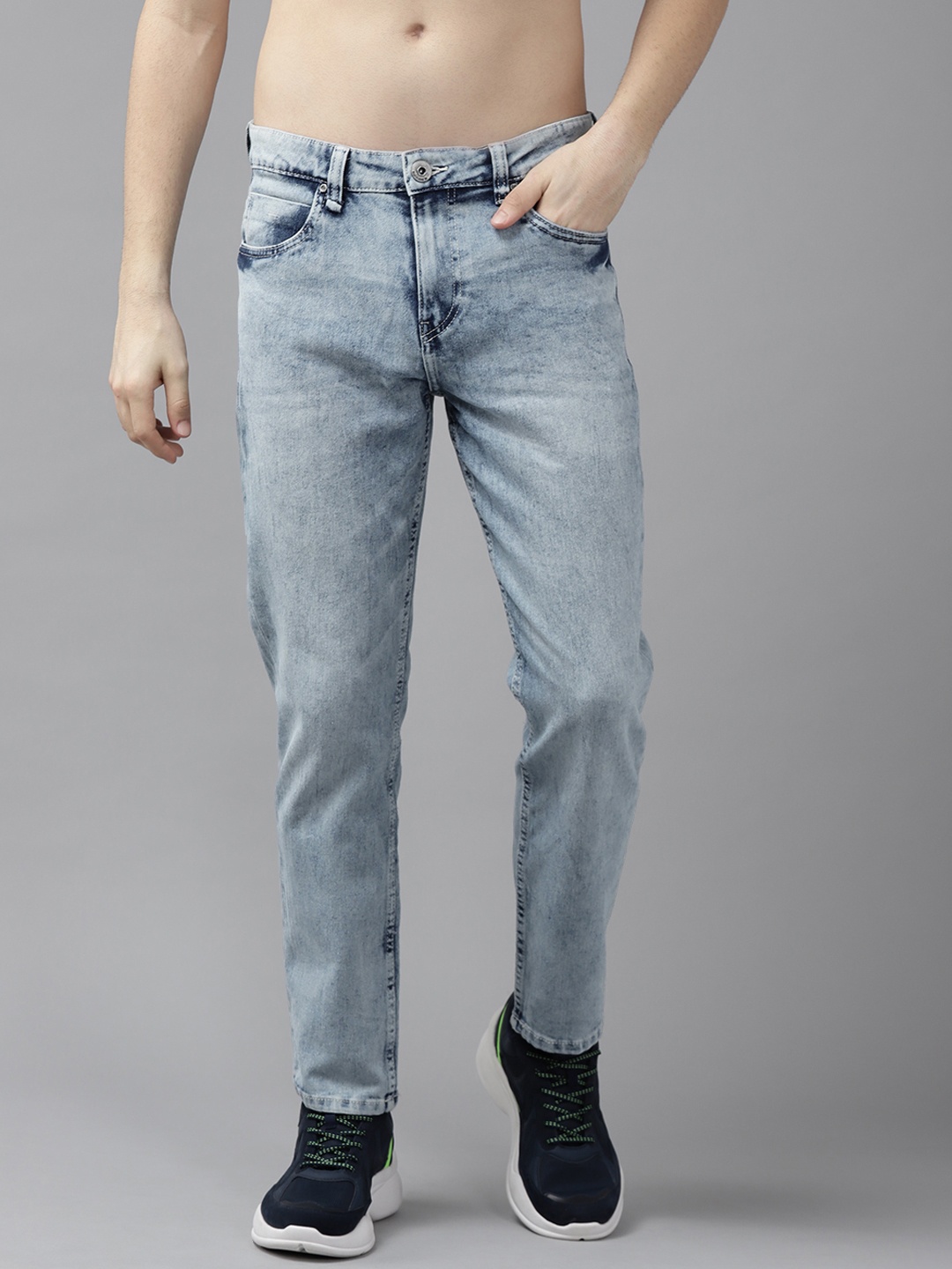 

Roadster Men Blue Slim Tapered Fit Stretchable Jeans