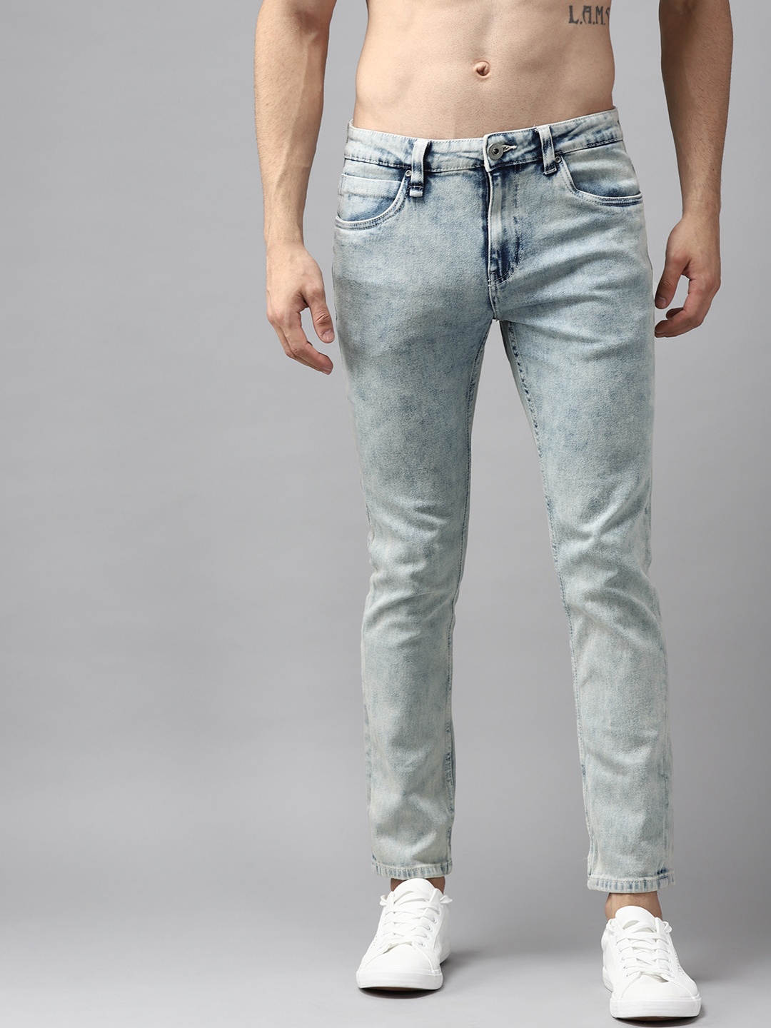 

Roadster Men Blue Skinny Fit Light Fade Stretchable Jeans