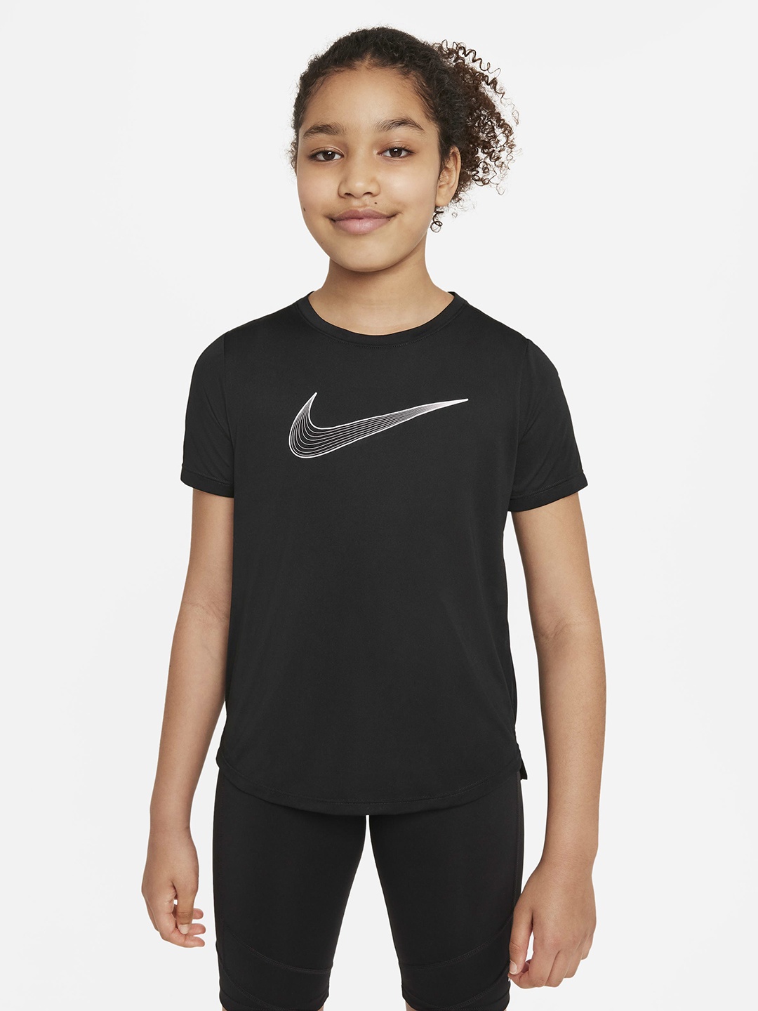 

Nike Girls One Dri-FIT Training Top, Black