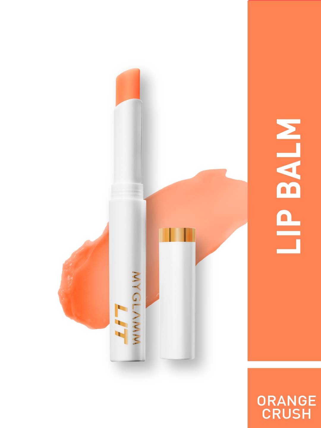 

MyGlamm LIT PH Lip Balm-Orange Crush-2g