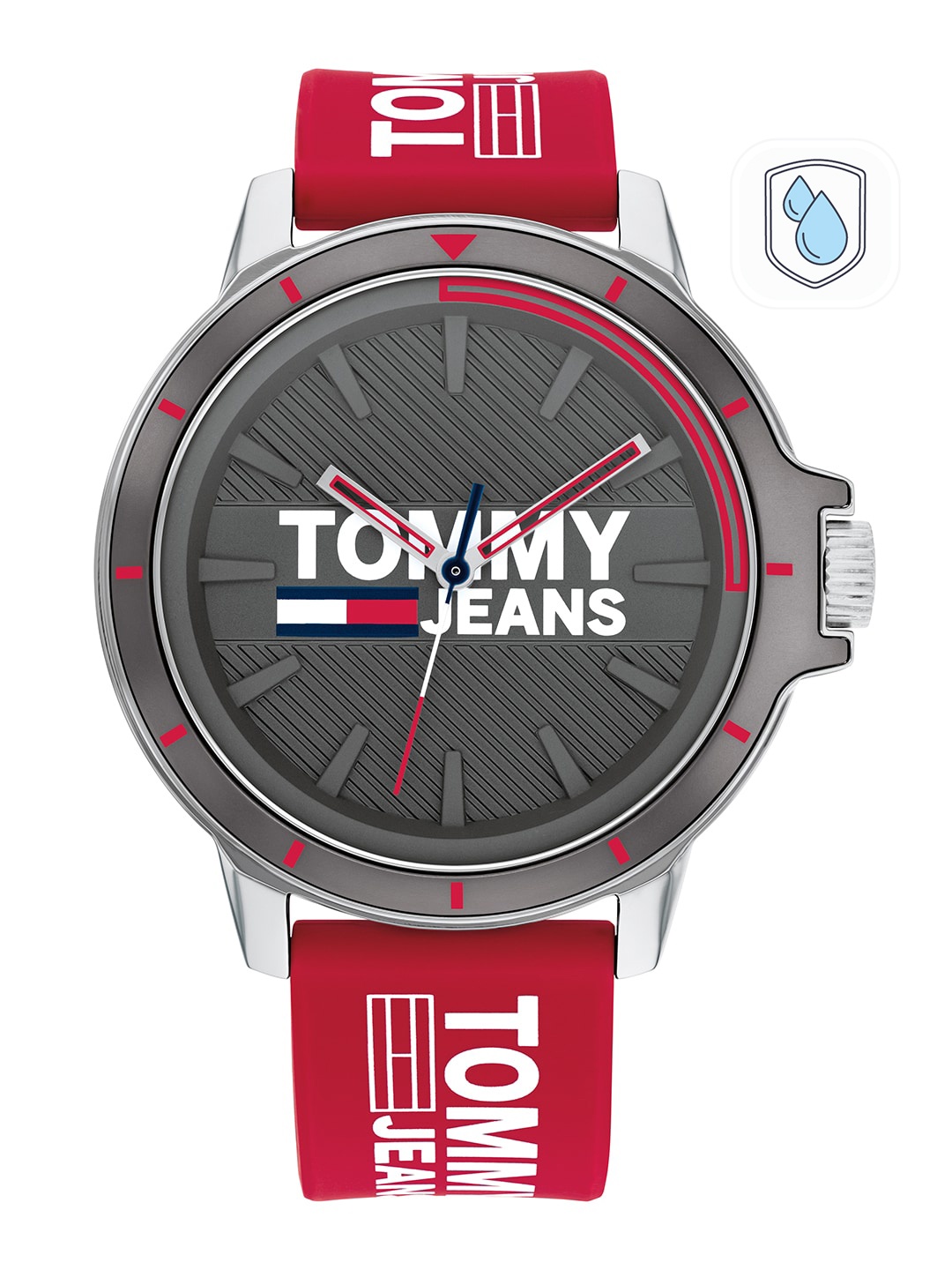 

Tommy Hilfiger Men Grey Patterned Analogue Watch TH1791826W