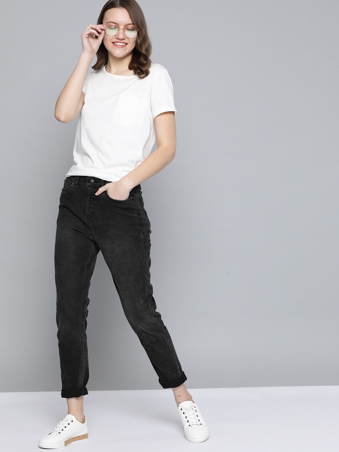 

Mast & Harbour Women Black Slim Fit Stretchable Jeans