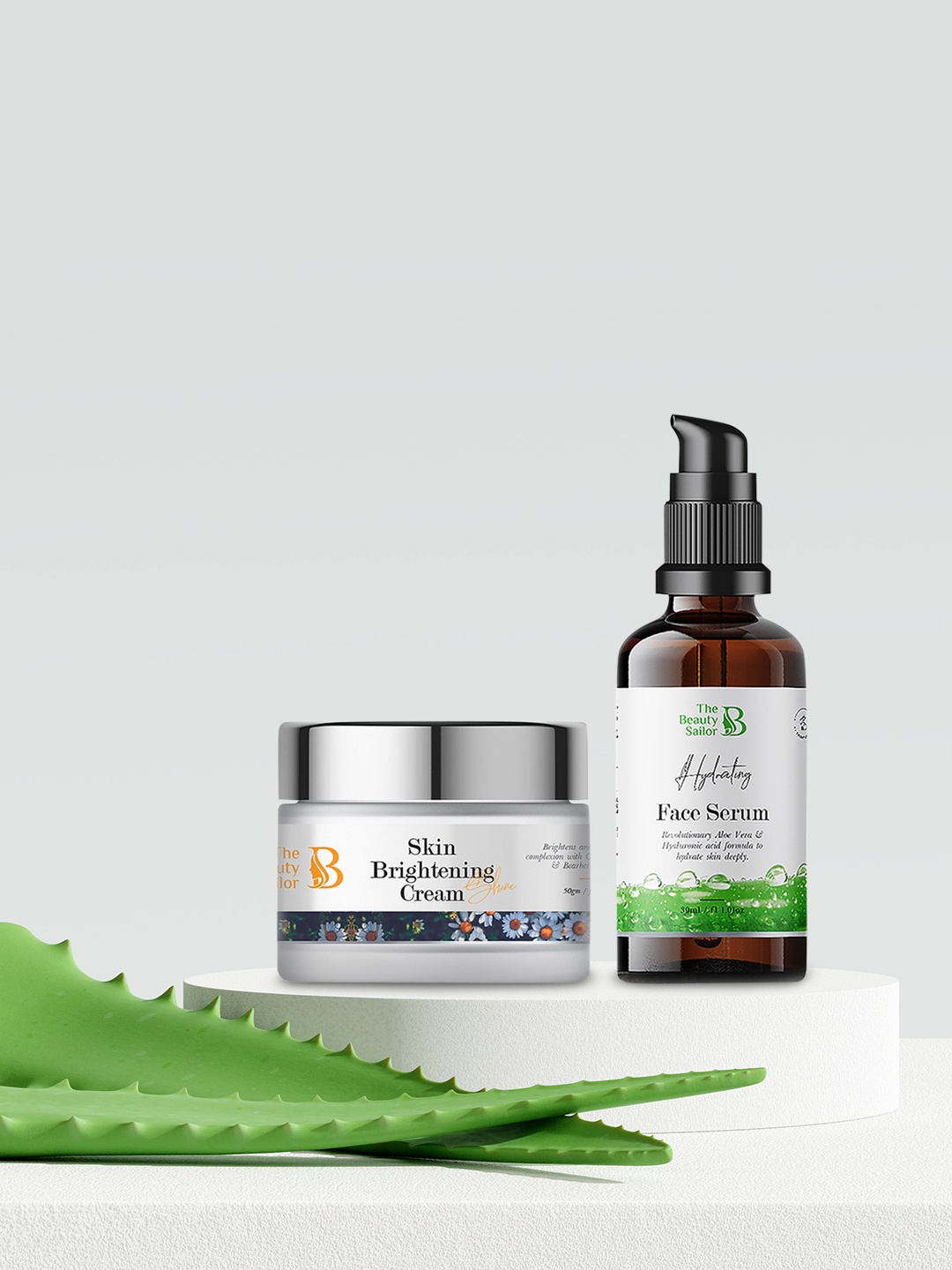 

The Beauty Sailor Skin Brightening Cream & Face Serum, White