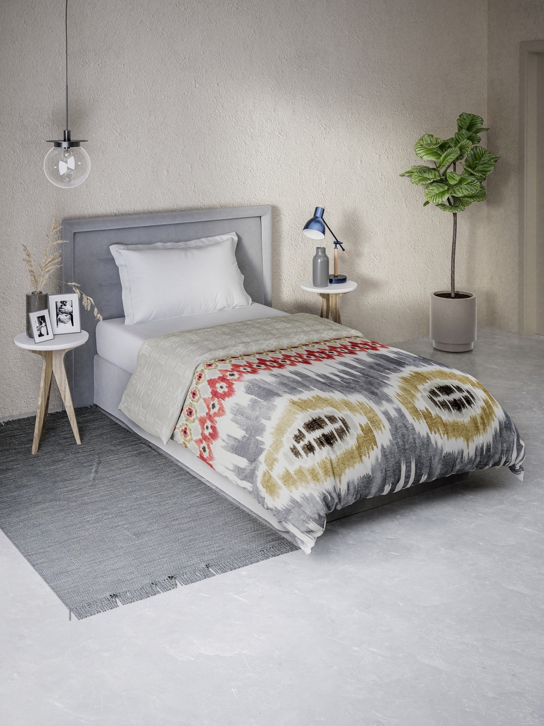

DDecor Red & Beige Mild Winter 150 GSM Single Bed Comforter