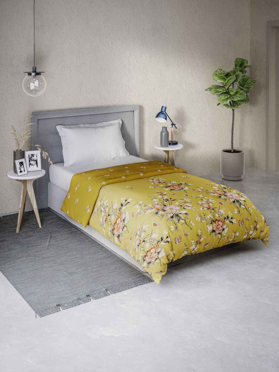 

DDecor Yellow Mild Winter 150 GSM Single Bed Comforter