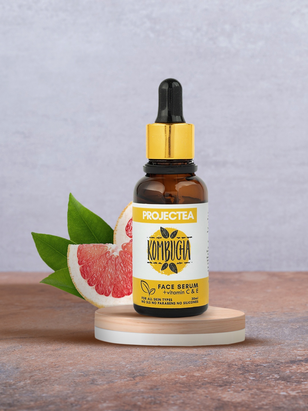 

PROJECTEA Kombucha Tea Vitamin C Face Serum - 30ml, Yellow