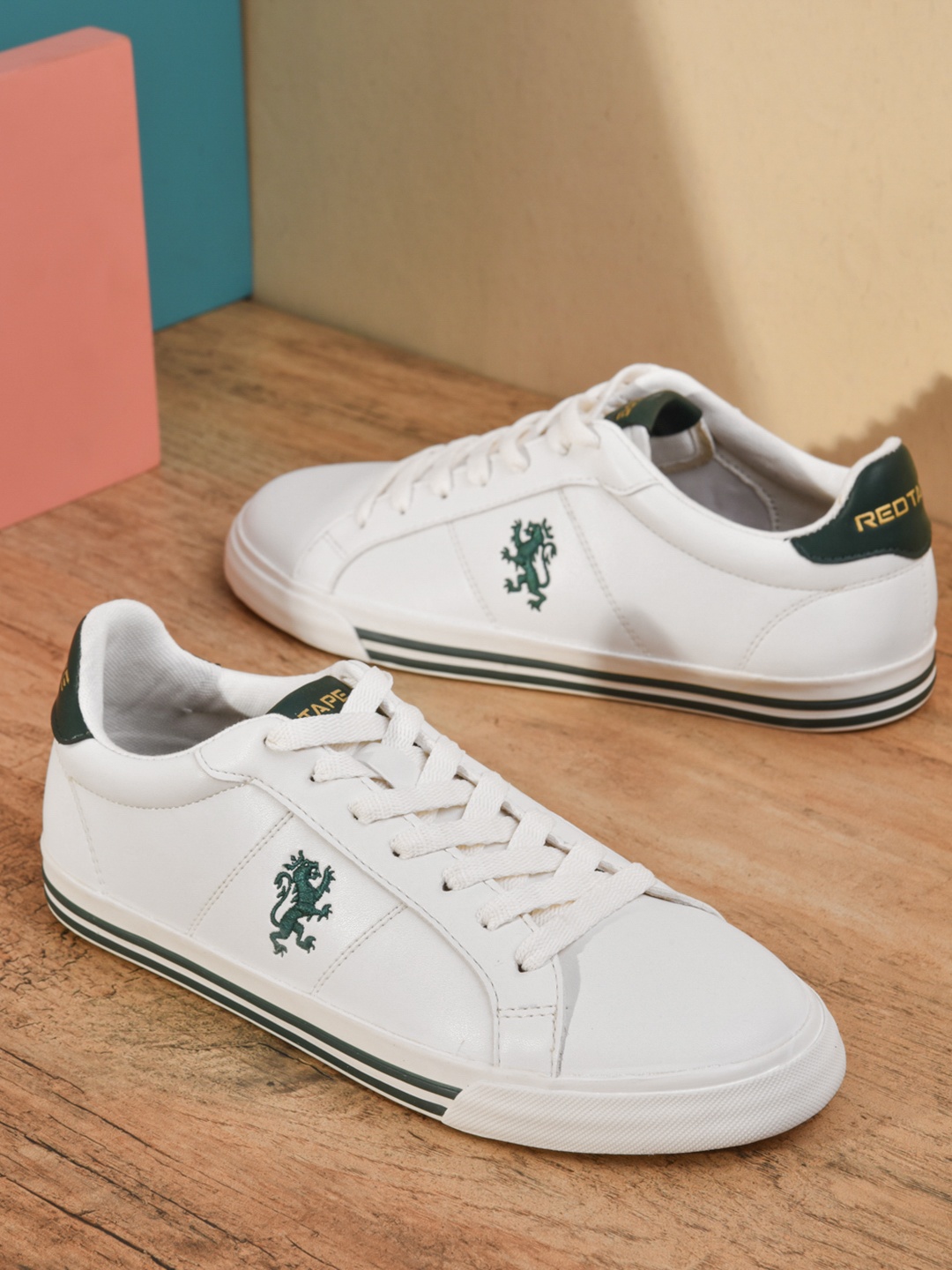 

Red Tape Women Off White Printed Sneakers