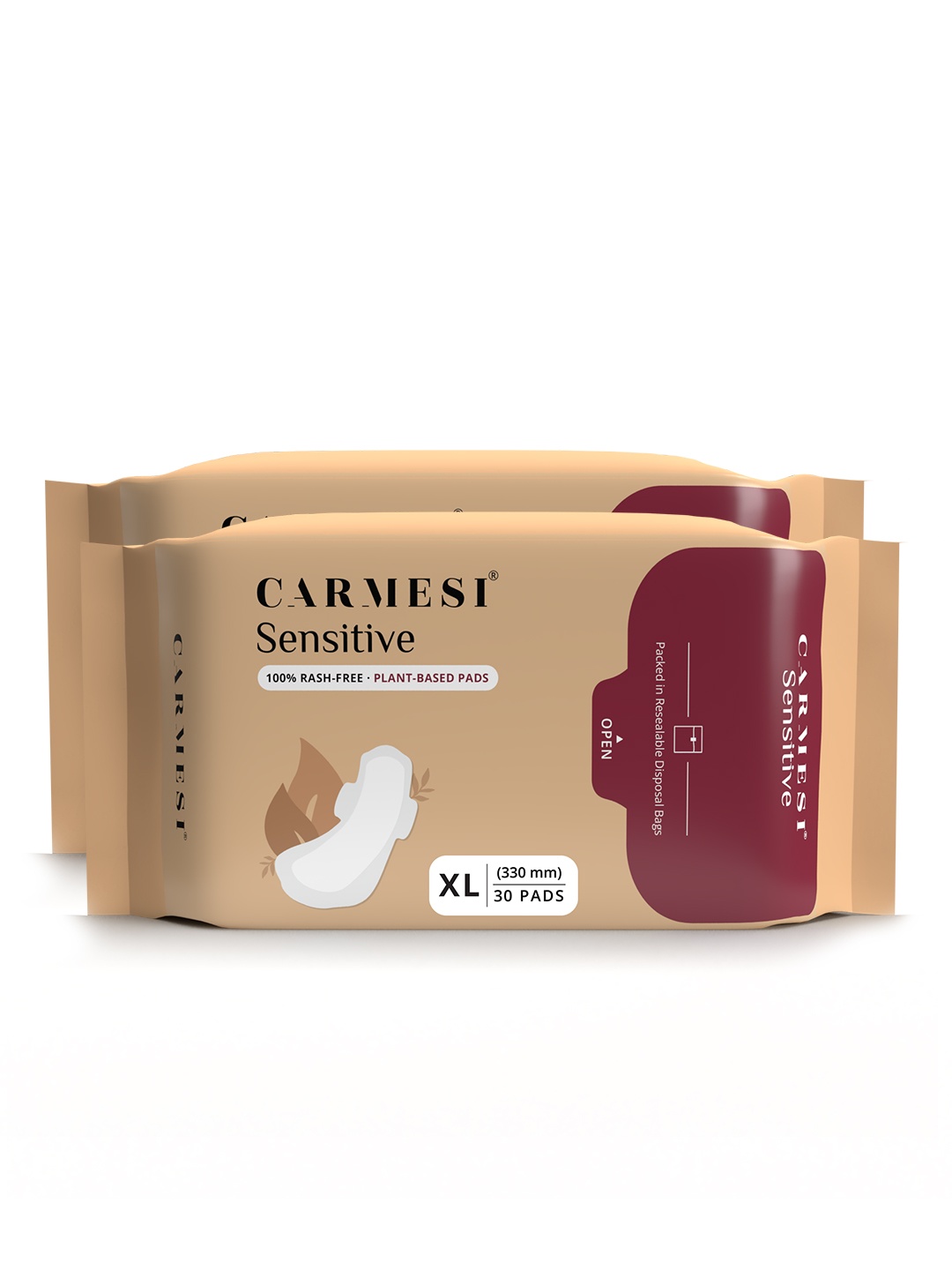 

CARMESI Women White Sensitive XL Sanitary Napkins
