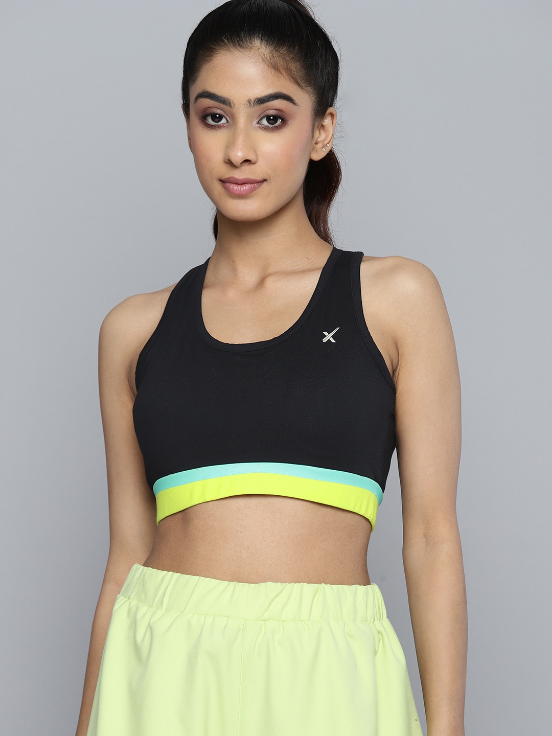 

HRX By Hrithik Roshan Running Rapid-Dry Sports Bra, Black