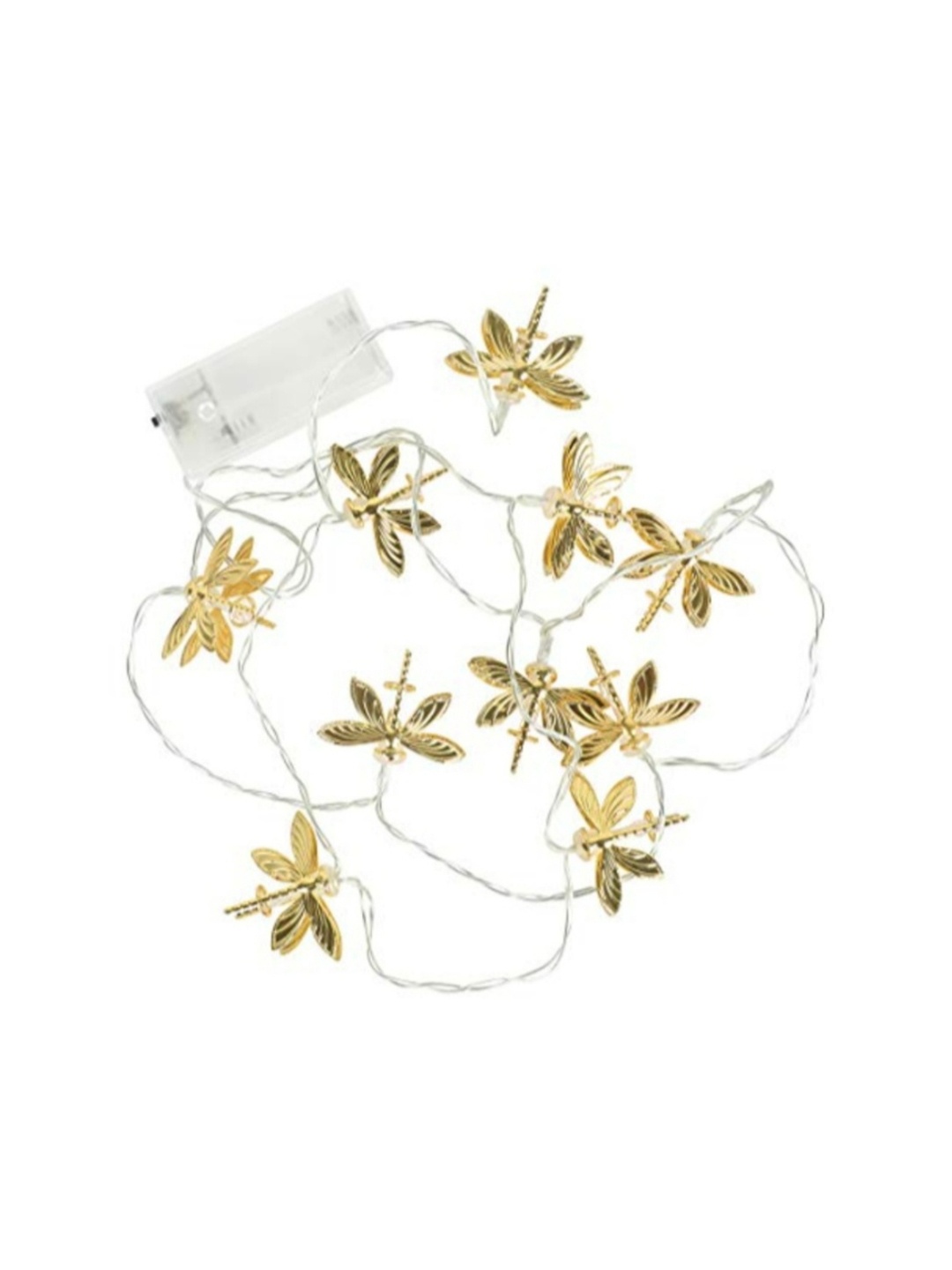 

Chumbak Gold-Toned Feeling Fly Dragonfly Motif String Lights